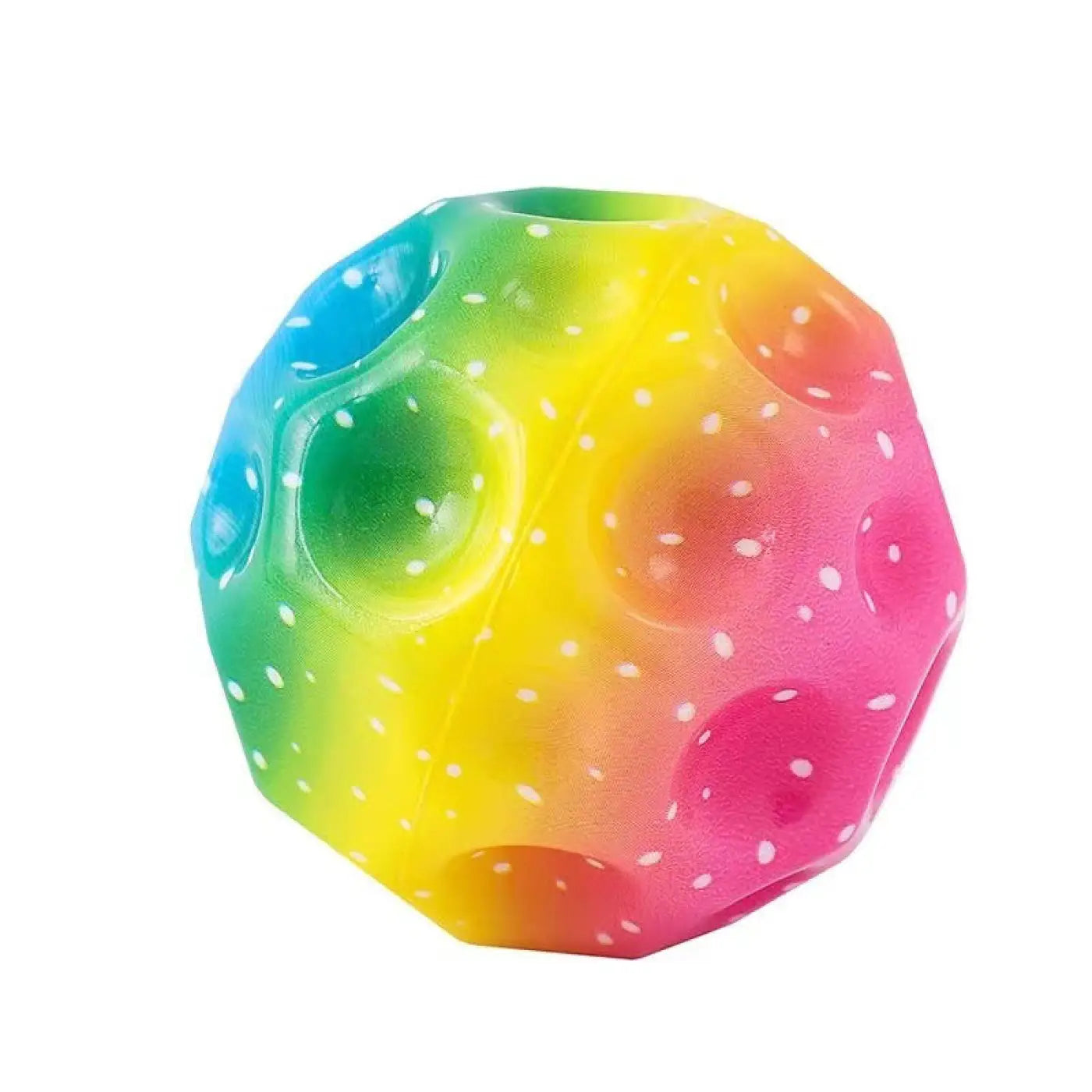 The Ball Depot bouncy ball: Colourful Hole High Bounce Ball