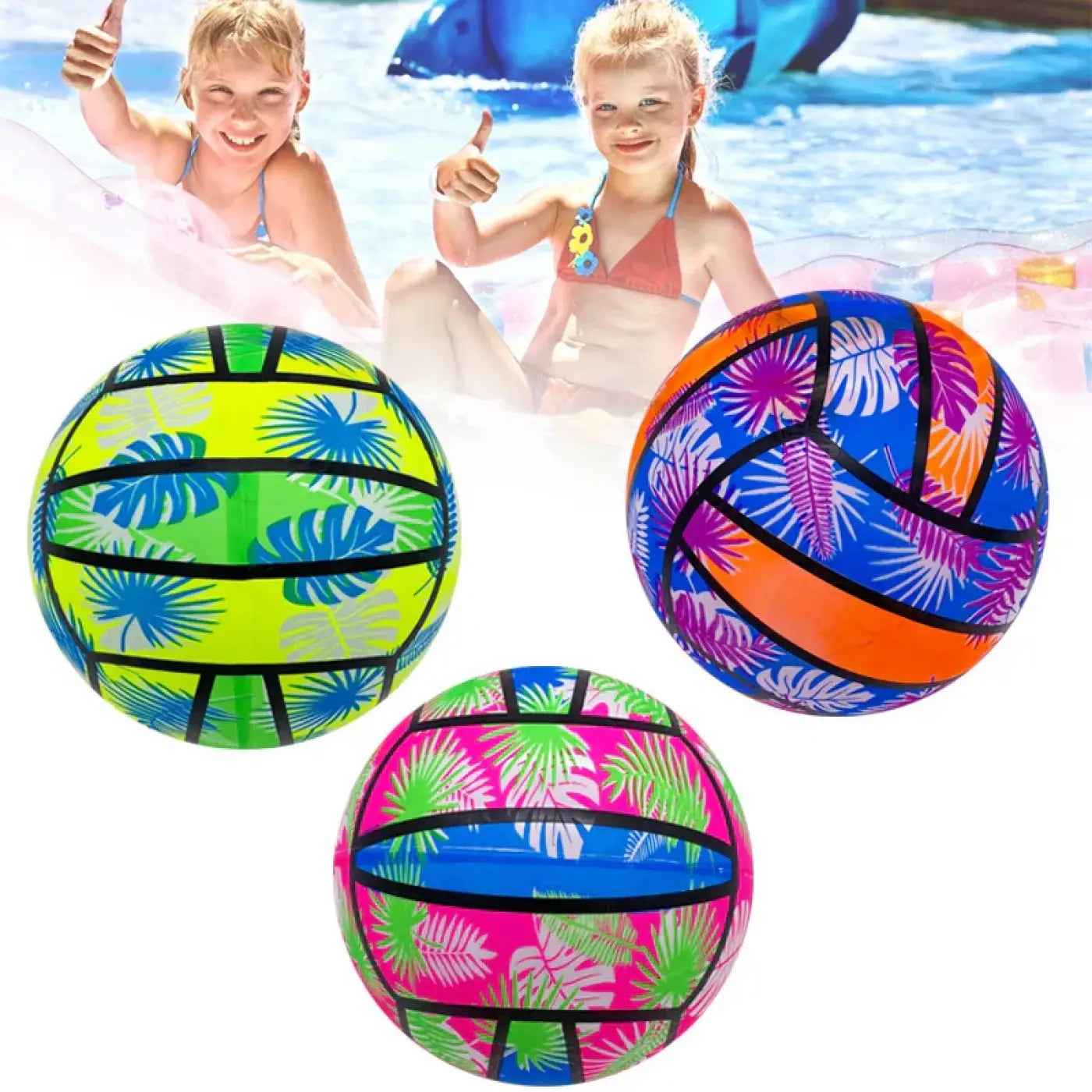 The Ball Depot beach ball: Colourful Water Beach Ball