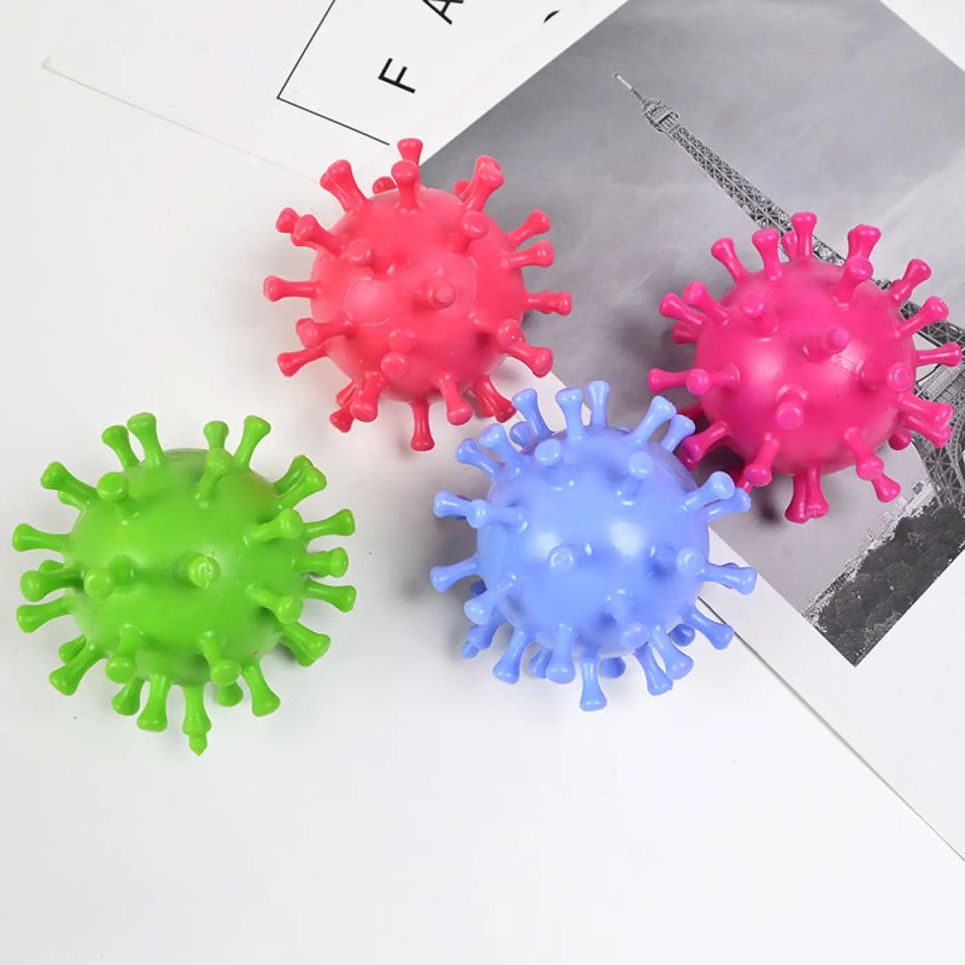 The Ball Depot sensory ball: Creative Squeeze Virus Ball