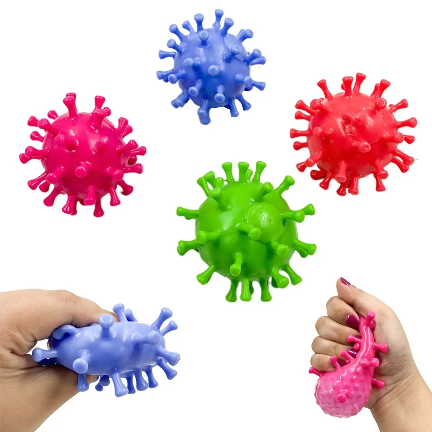 The Ball Depot sensory ball: Creative Squeeze Virus Ball