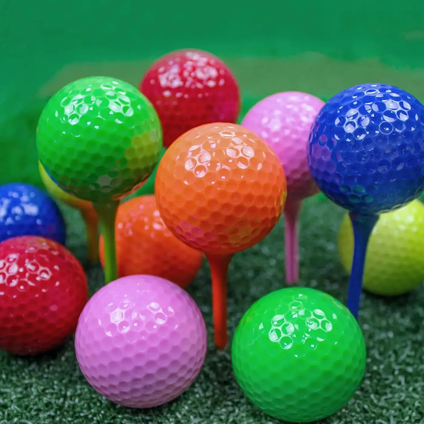 The Ball Depot golf ball: CRESTGOLF 6pcs/Pack Colorful Mini Golf Balls