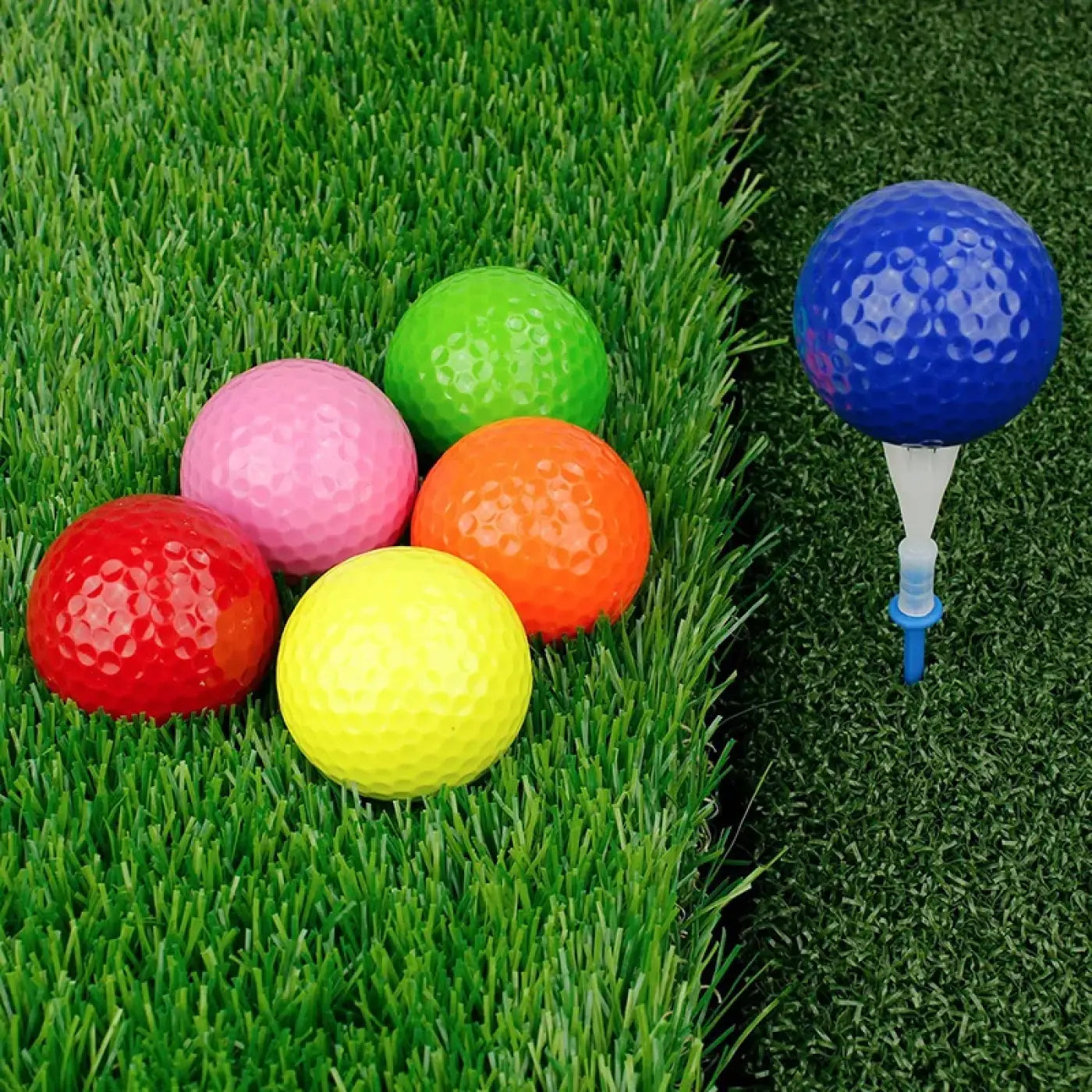 The Ball Depot golf ball: CRESTGOLF 6pcs/Pack Colorful Mini Golf Balls