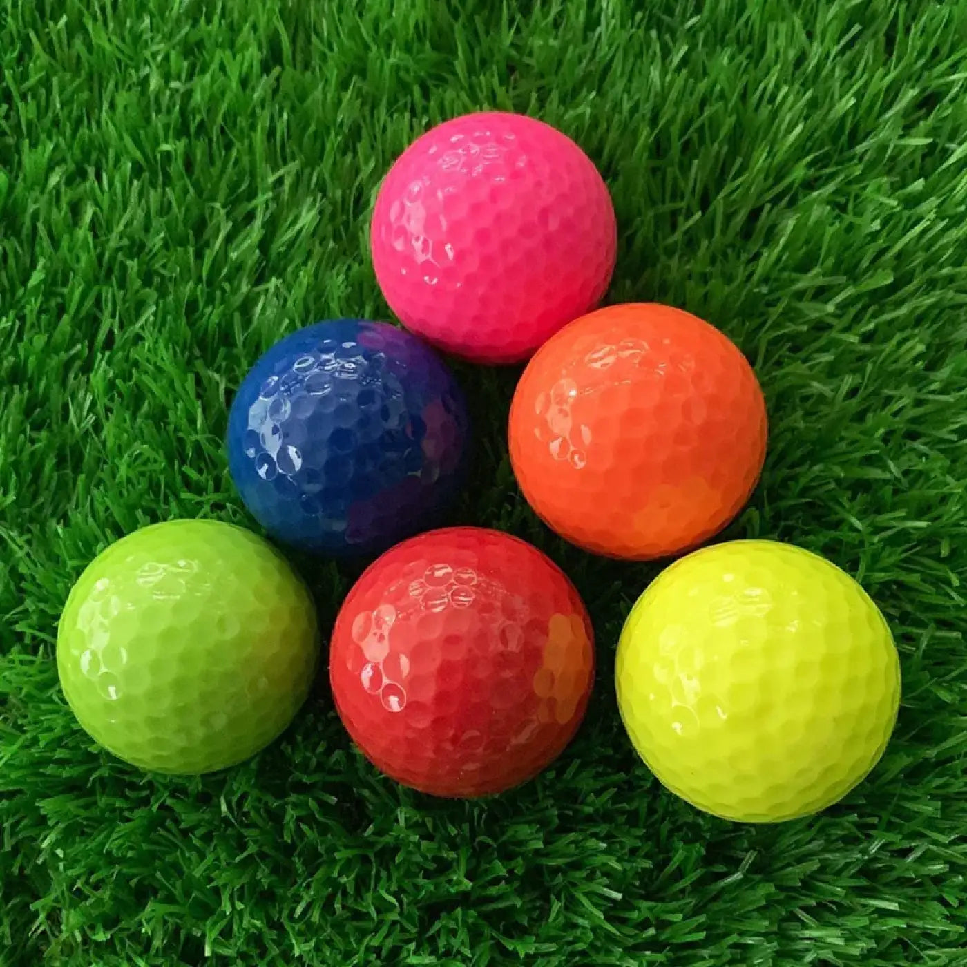 The Ball Depot golf ball: CRESTGOLF 6pcs/Pack Colorful Mini Golf Balls