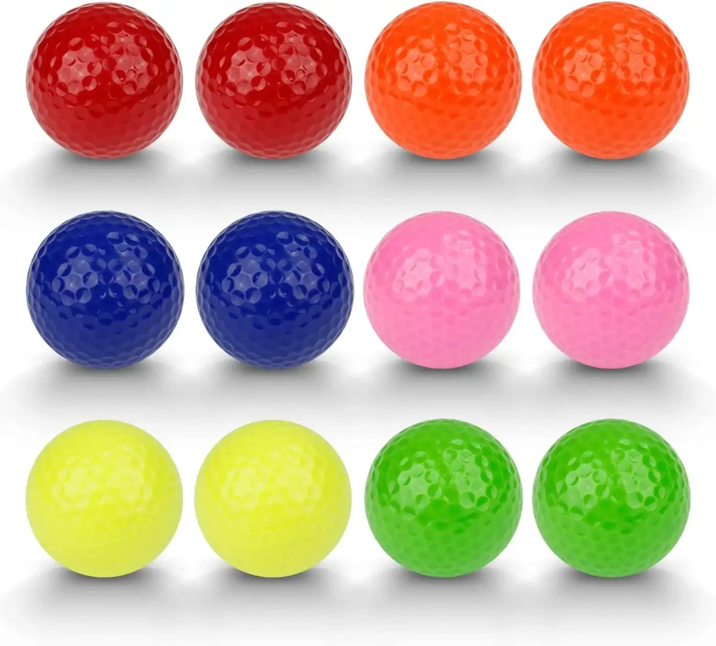 The Ball Depot golf ball: CRESTGOLF 6pcs/Pack Colorful Mini Golf Balls