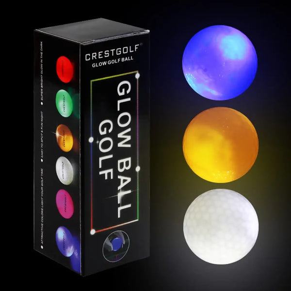 The Ball Depot golf ball: Crestgolf Glow Golf Ball 3pcs/6pcs/10pcs/30pcs/Pack