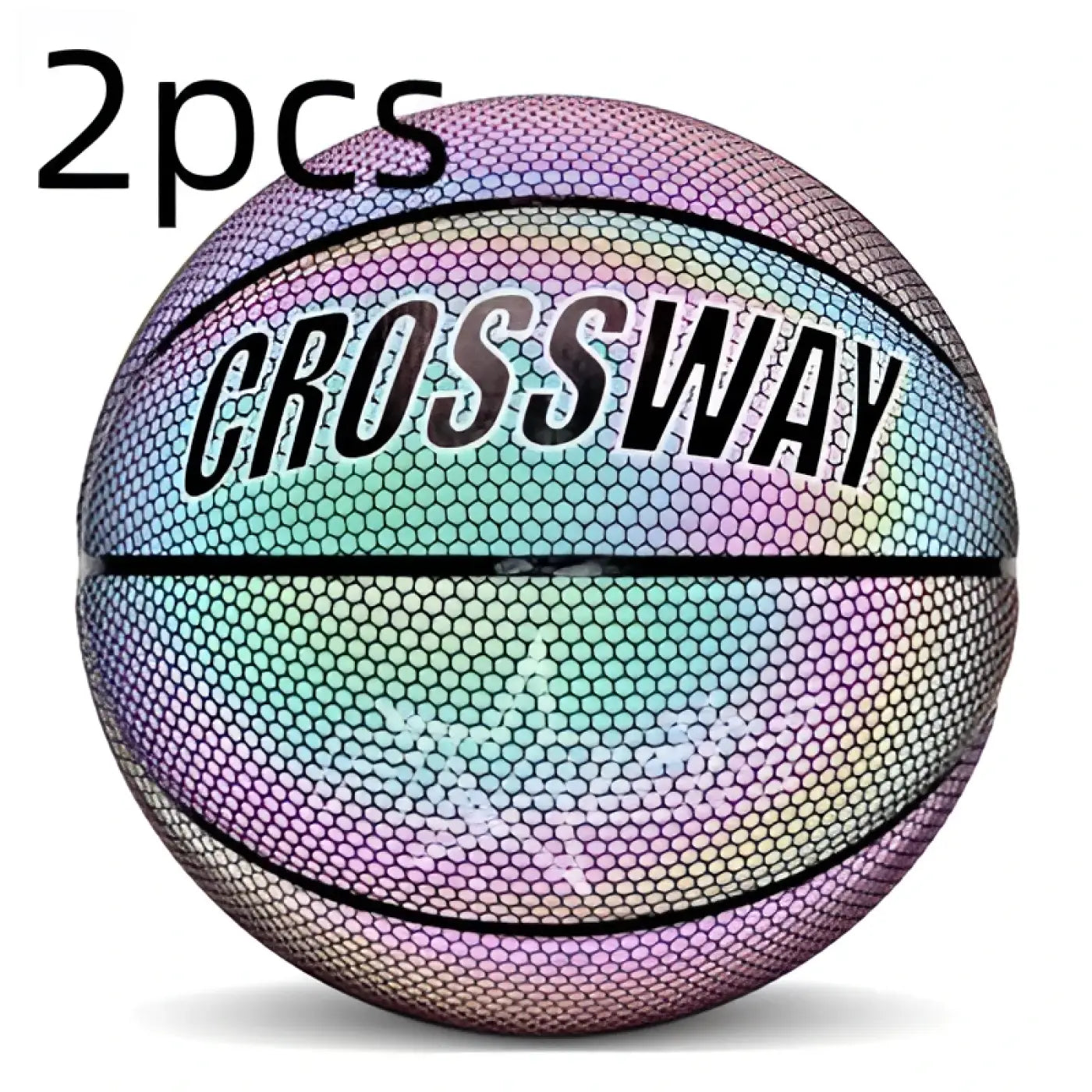 The Ball Depot basketball: CROSSWAY Luminous Reflective Glow Basketball