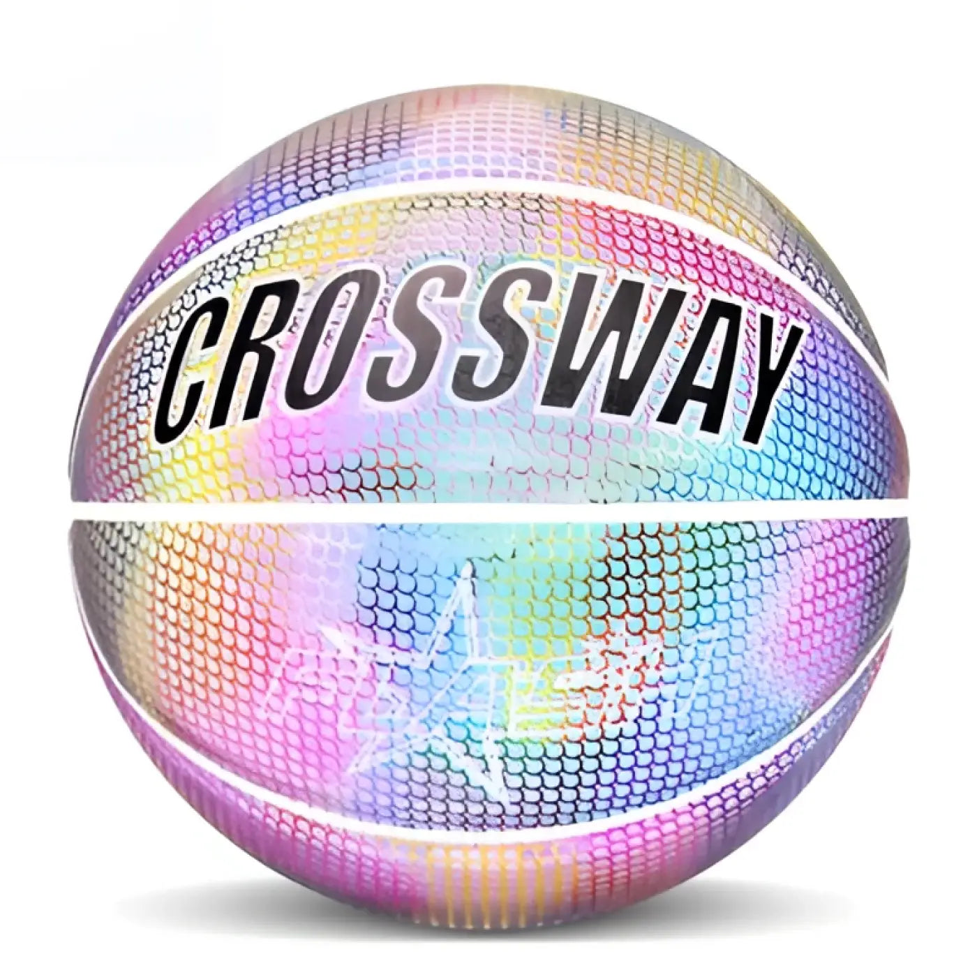 The Ball Depot basketball: CROSSWAY Luminous Reflective Glow Basketball