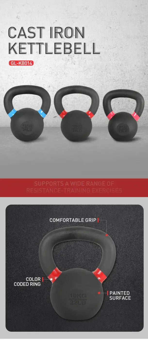 The Ball Depot : Custom Logo Kettle Bell Home Gym Fitness Weights Competition Kettlebell 4-48kg Black Powder Coated Cast Iron Kettlebellpromote s