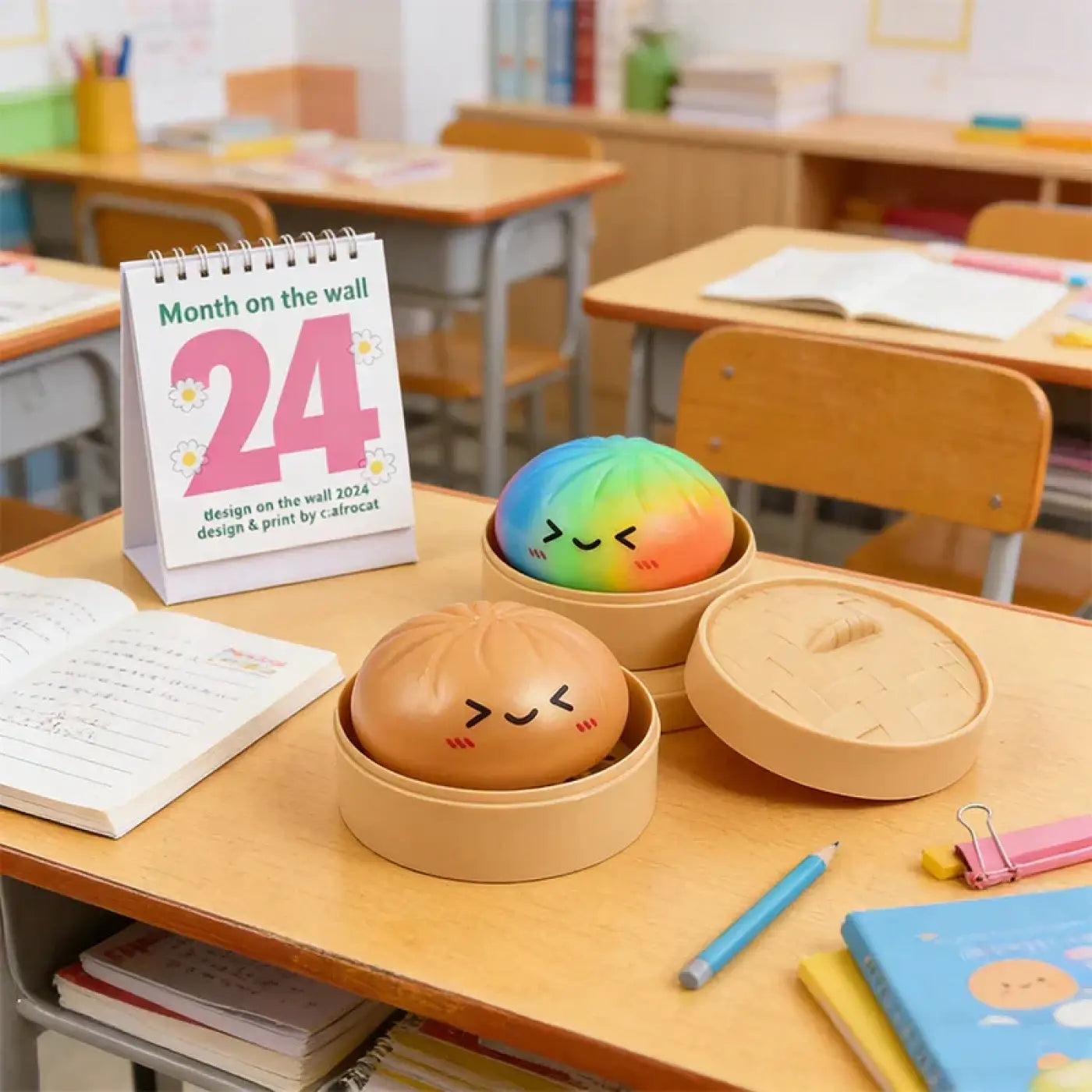 The Ball Depot stress balls: Cute Baozi-Shaped Stress-Relief Ball