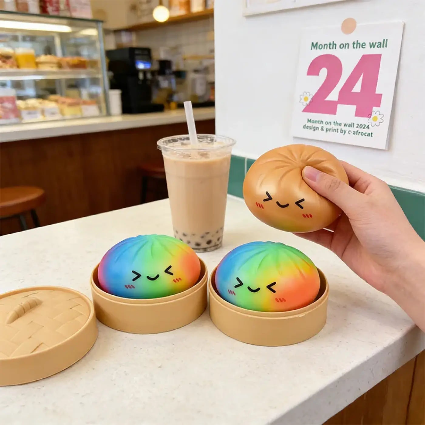 The Ball Depot stress balls: Cute Baozi-Shaped Stress-Relief Ball