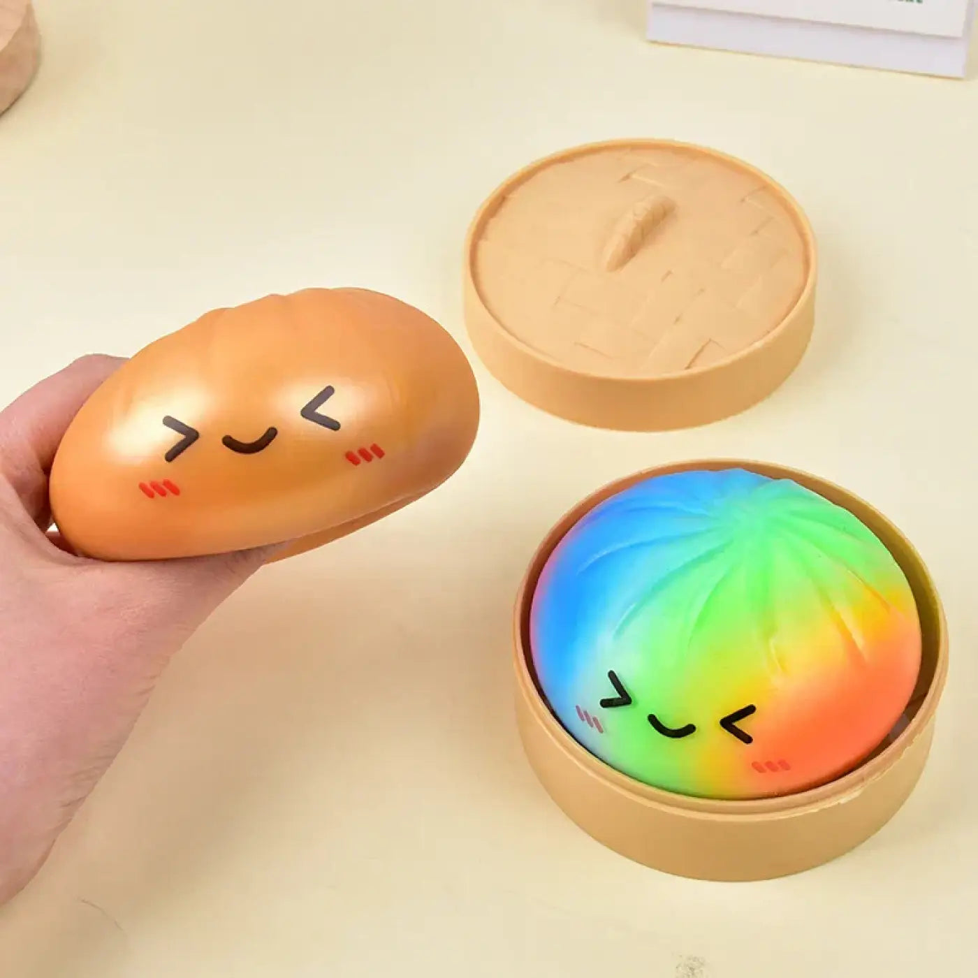 The Ball Depot stress balls: Cute Baozi-Shaped Stress-Relief Ball