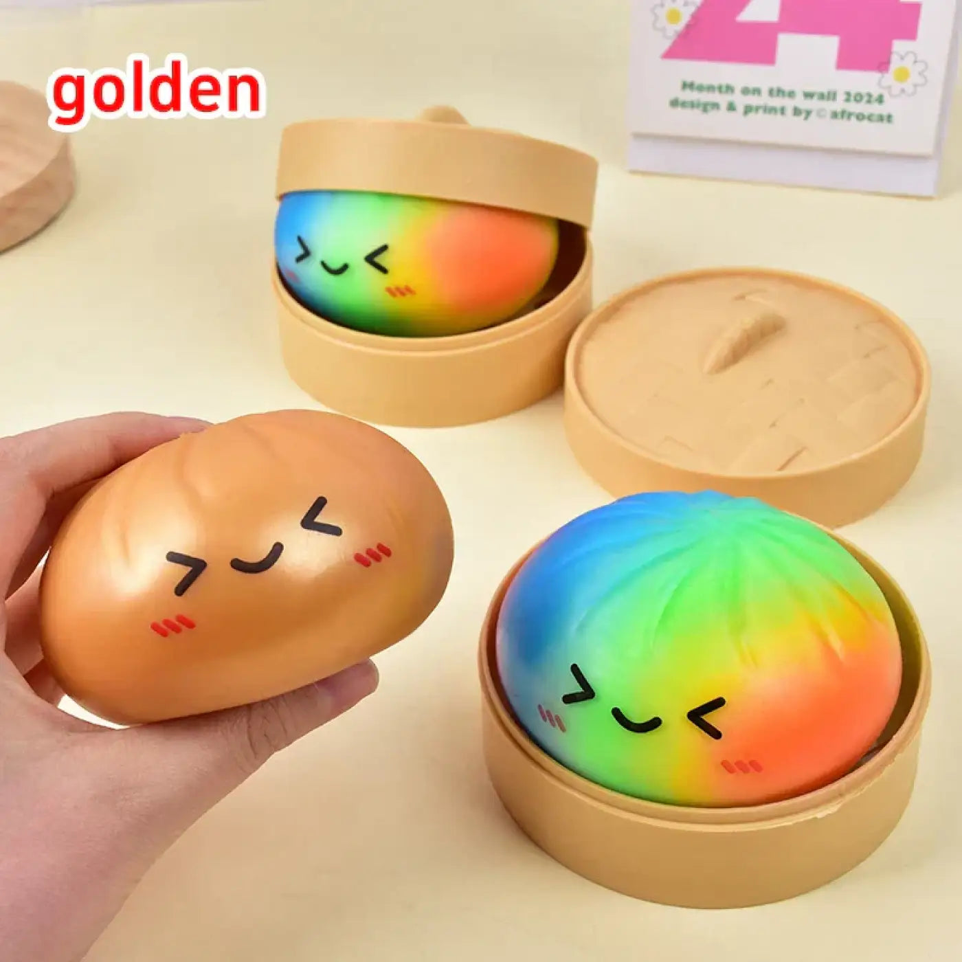 The Ball Depot stress balls: Cute Baozi-Shaped Stress-Relief Ball