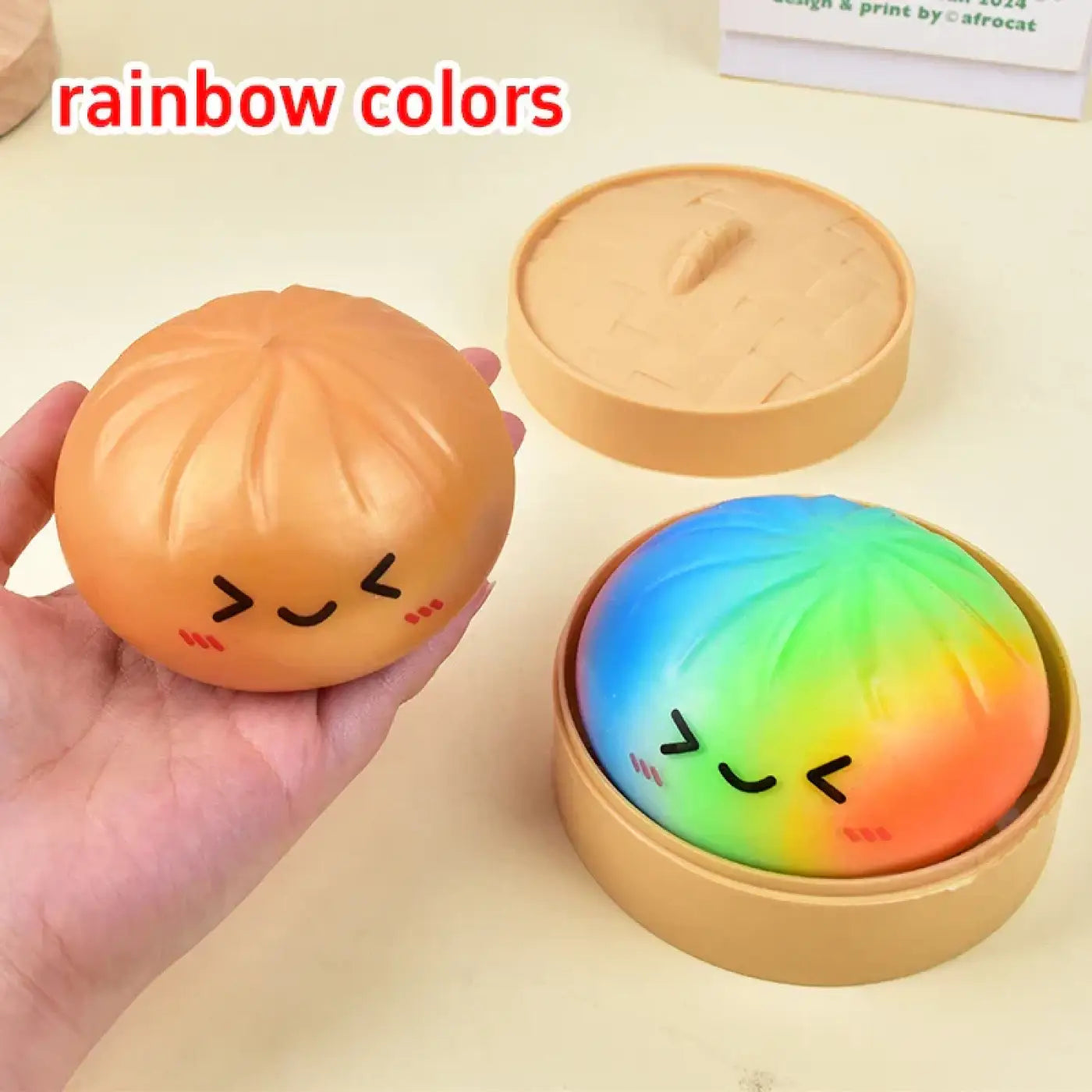 The Ball Depot stress balls: Cute Baozi-Shaped Stress-Relief Ball