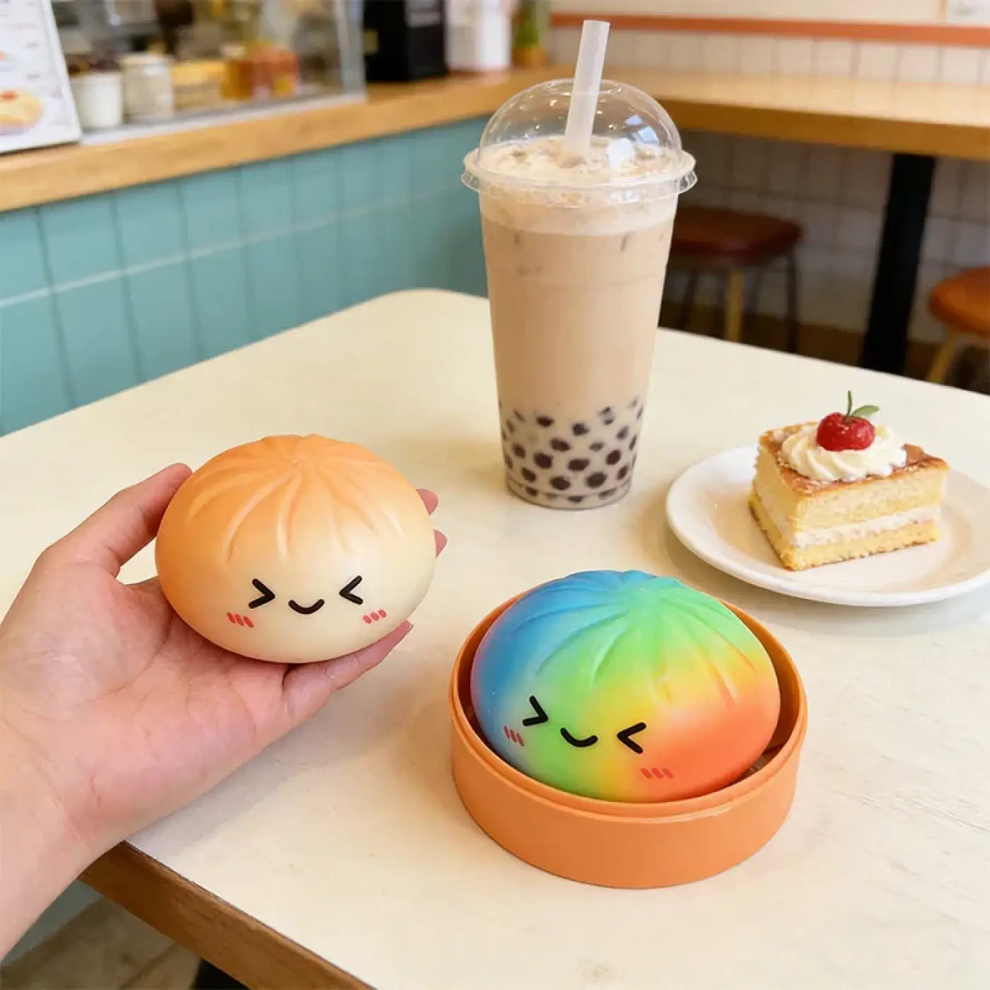 The Ball Depot stress balls: Cute Baozi-Shaped Stress-Relief Ball