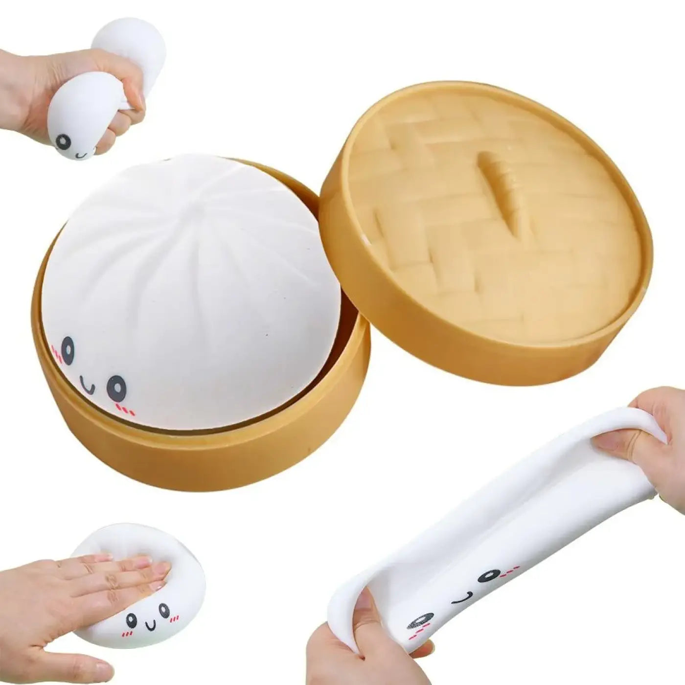 The Ball Depot stress balls: Cute Baozi-Shaped Stress-Relief Ball
