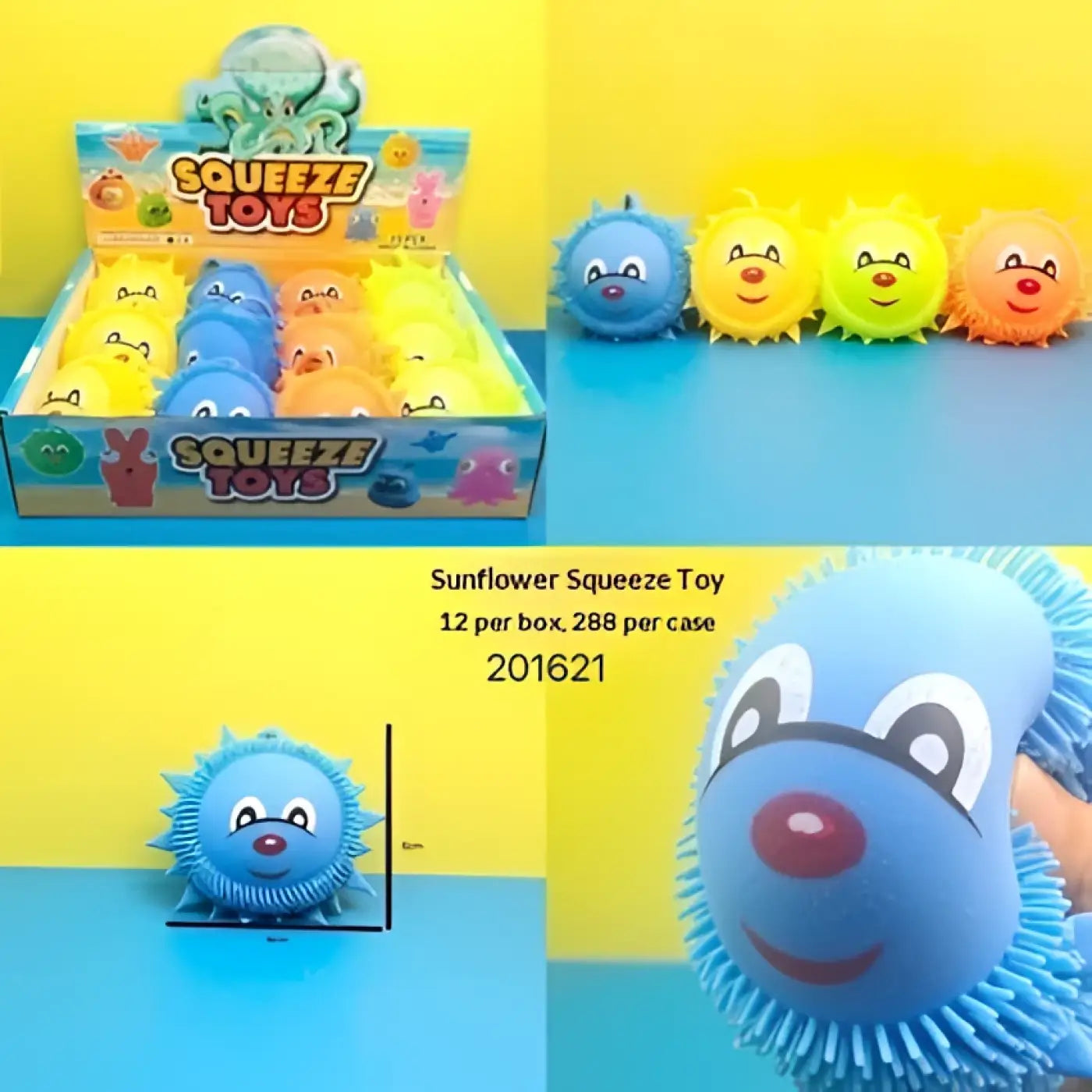 Cashymart stress balls: Cute Fluffy Sunnflower Stress-Relieving Ball