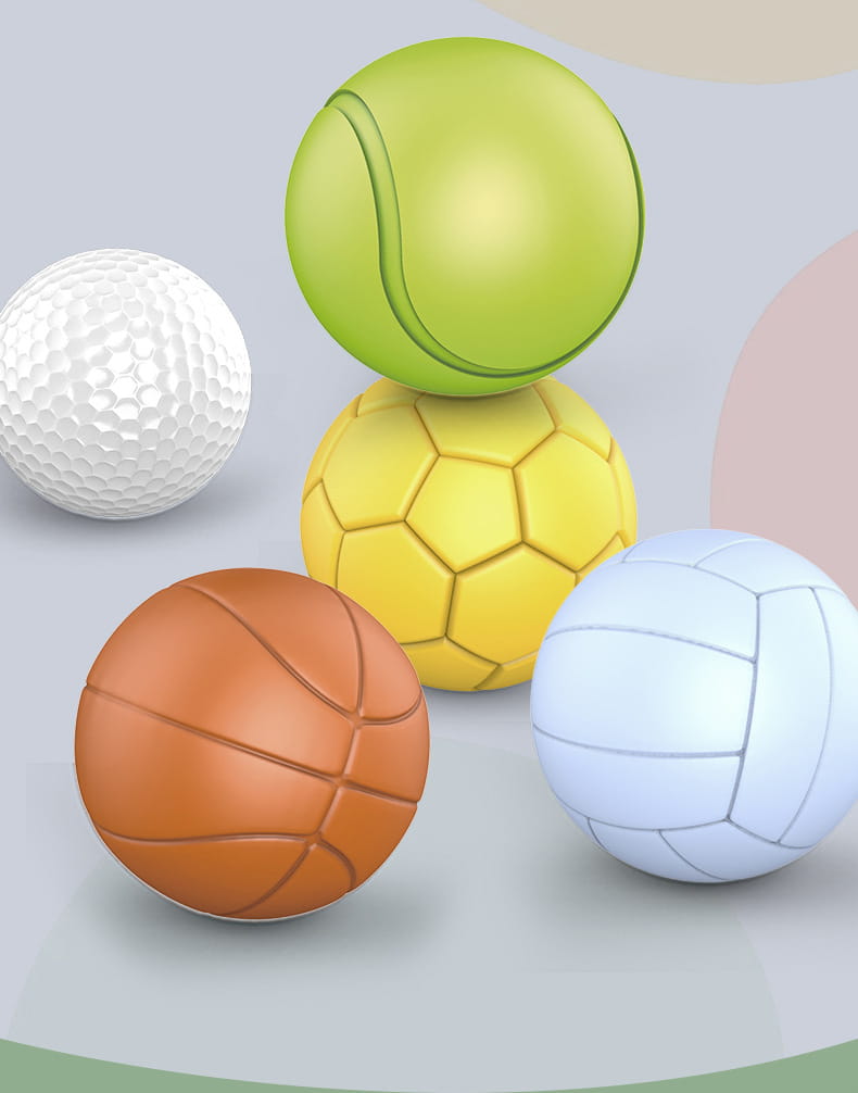 Silicone Manhattan Grip Training Baby Touch Perception Ball