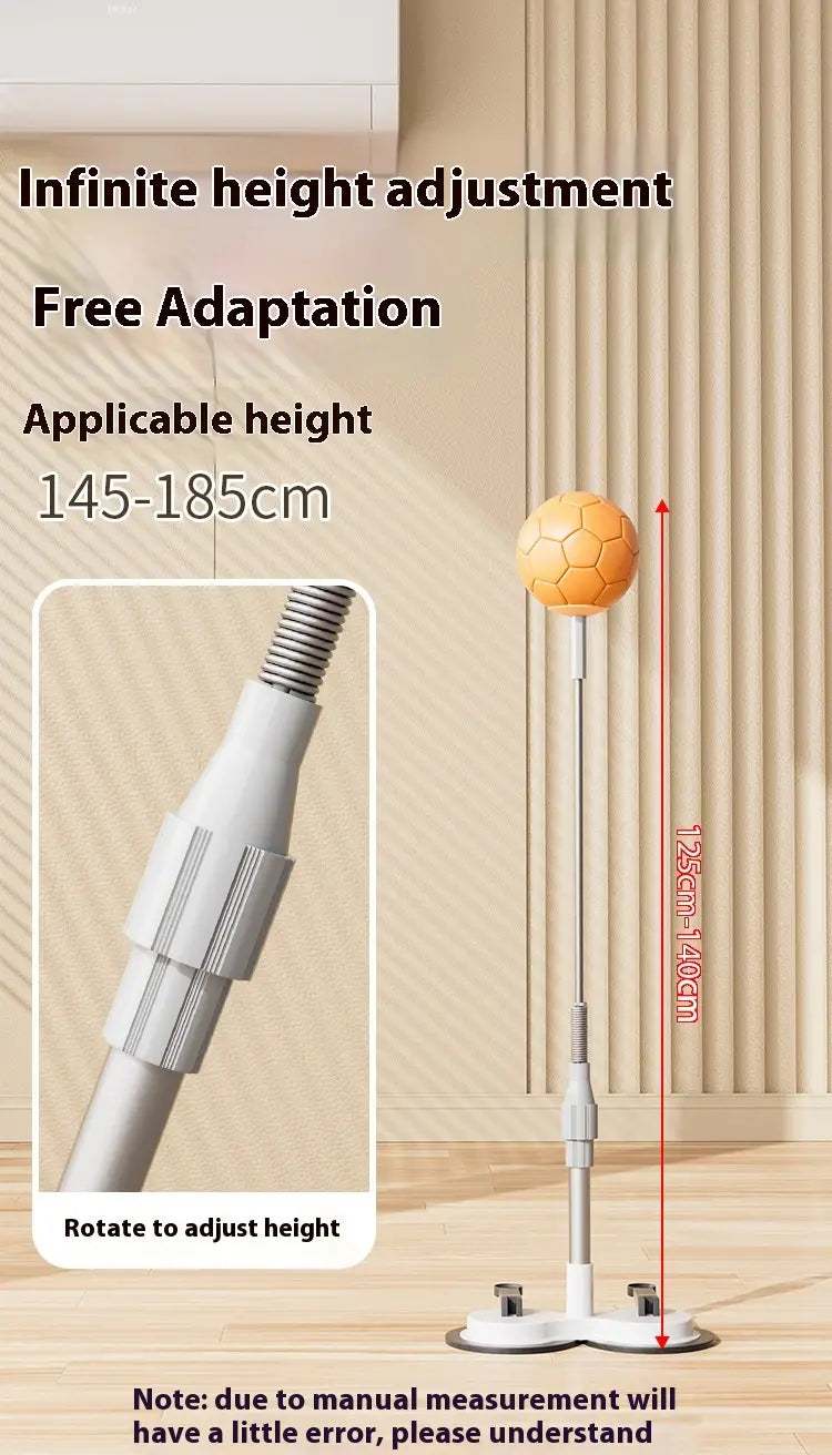 Boxing Reaction Ball adjustable height tosser with orange textured ball