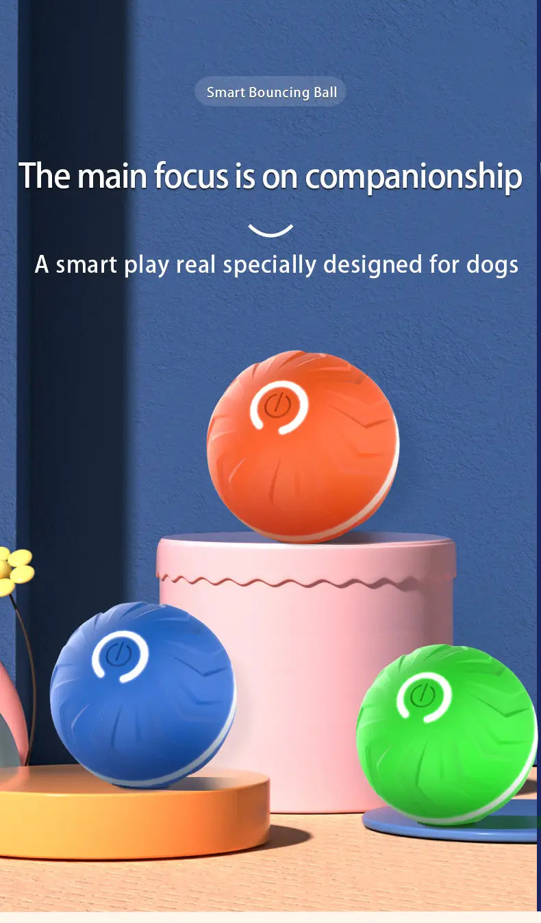 Intelligent Gravity Bouncing Dog Ball