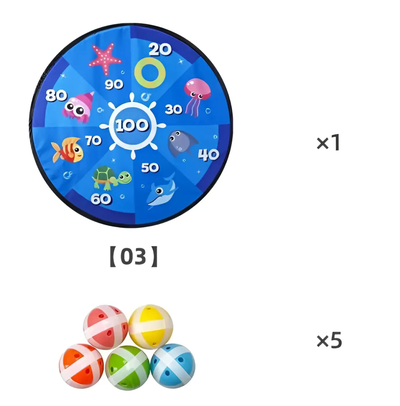 The Ball Depot ball game: Dart Sticky Ball Set