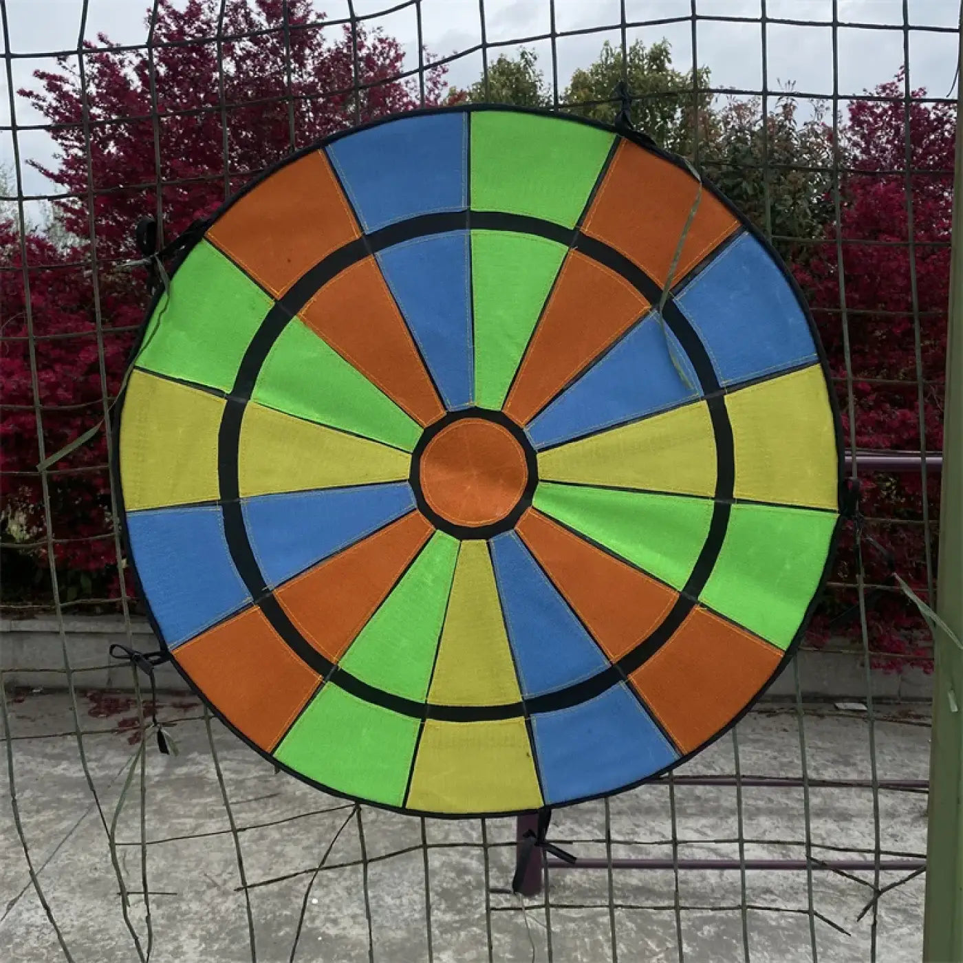 The Ball Depot : Dartboard Game Set Round Cloth Dart Board Outdoor Hrowing Sticky Ball Target Toy With 20 Balls for Parent-child Interaction Game