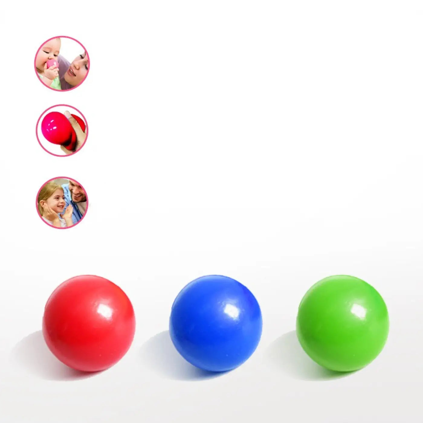The Ball Depot sticky balls: Decompression toy sticky wall ball
