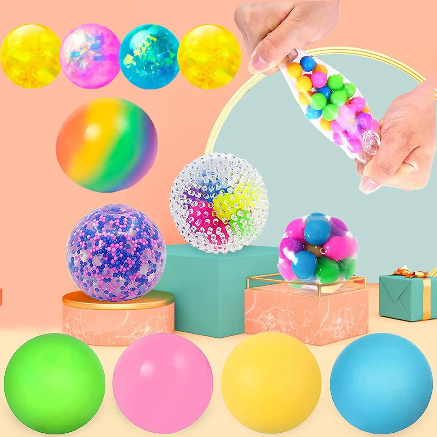 The Ball Depot stress balls: Decompression Vent Grape Ball