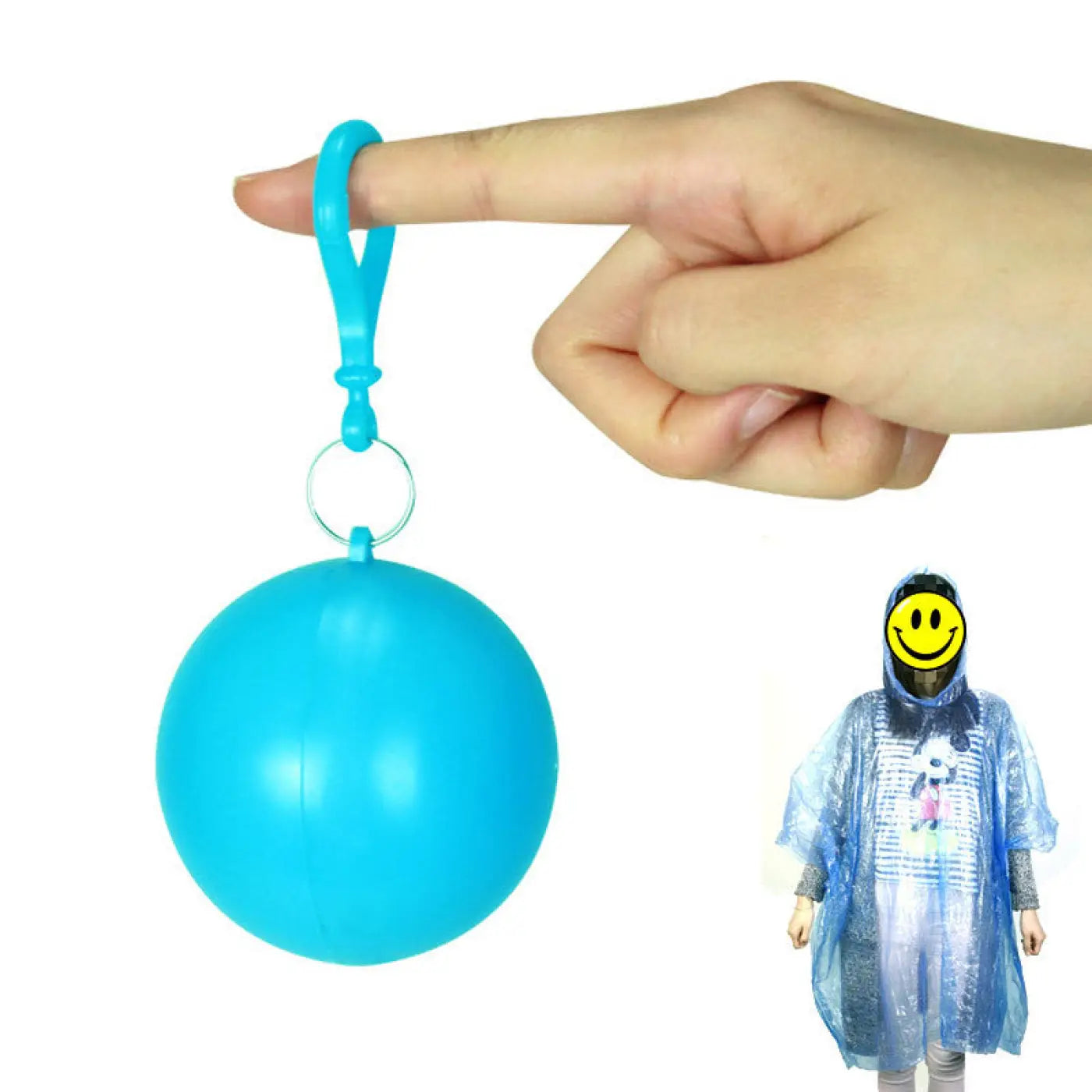 The Ball Depot novelty ball: Disposable Raincoat Ball