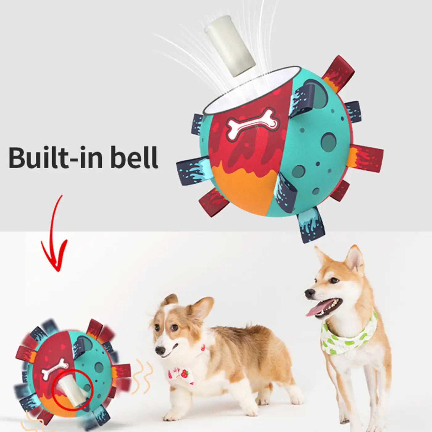 The Ball Depot dog ball: Dog Soccer Ball With Straps