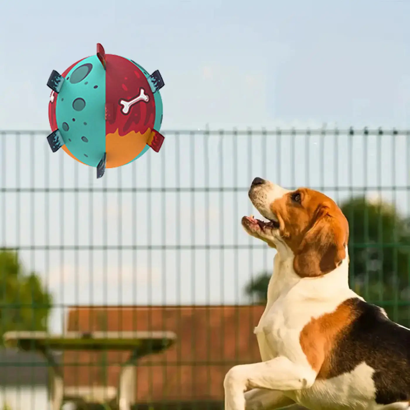 The Ball Depot dog ball: Dog Soccer Ball With Straps