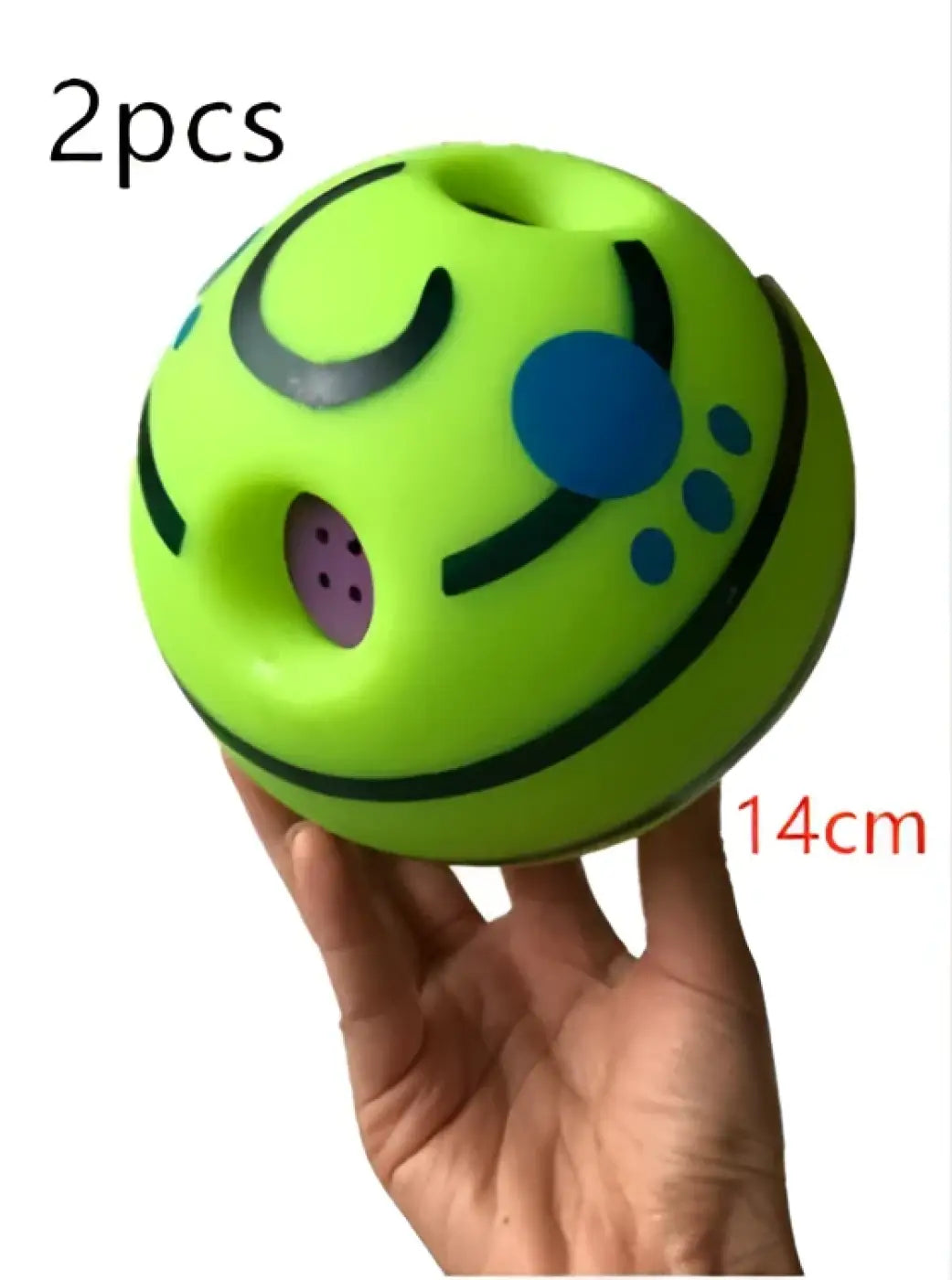 The Ball Depot dog ball: Dog Sound Rubber Ball