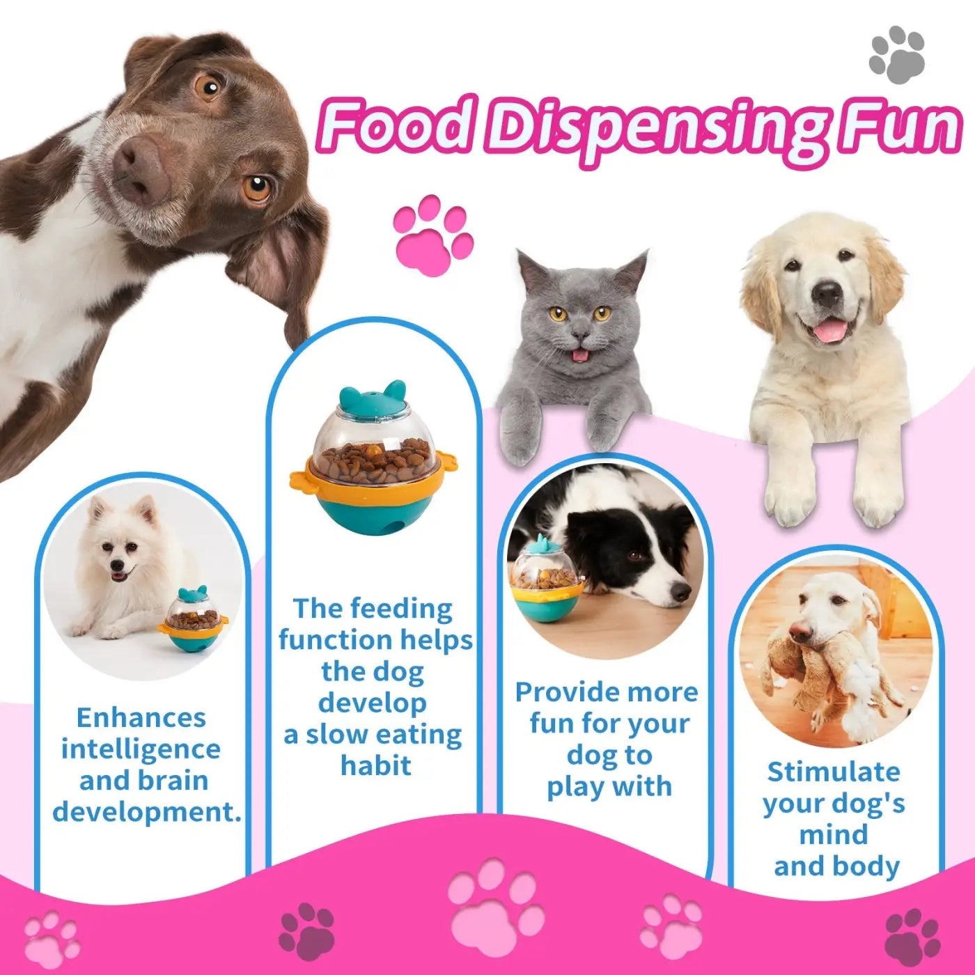 The Ball Depot dog feeding ball: Dog Treat Balls