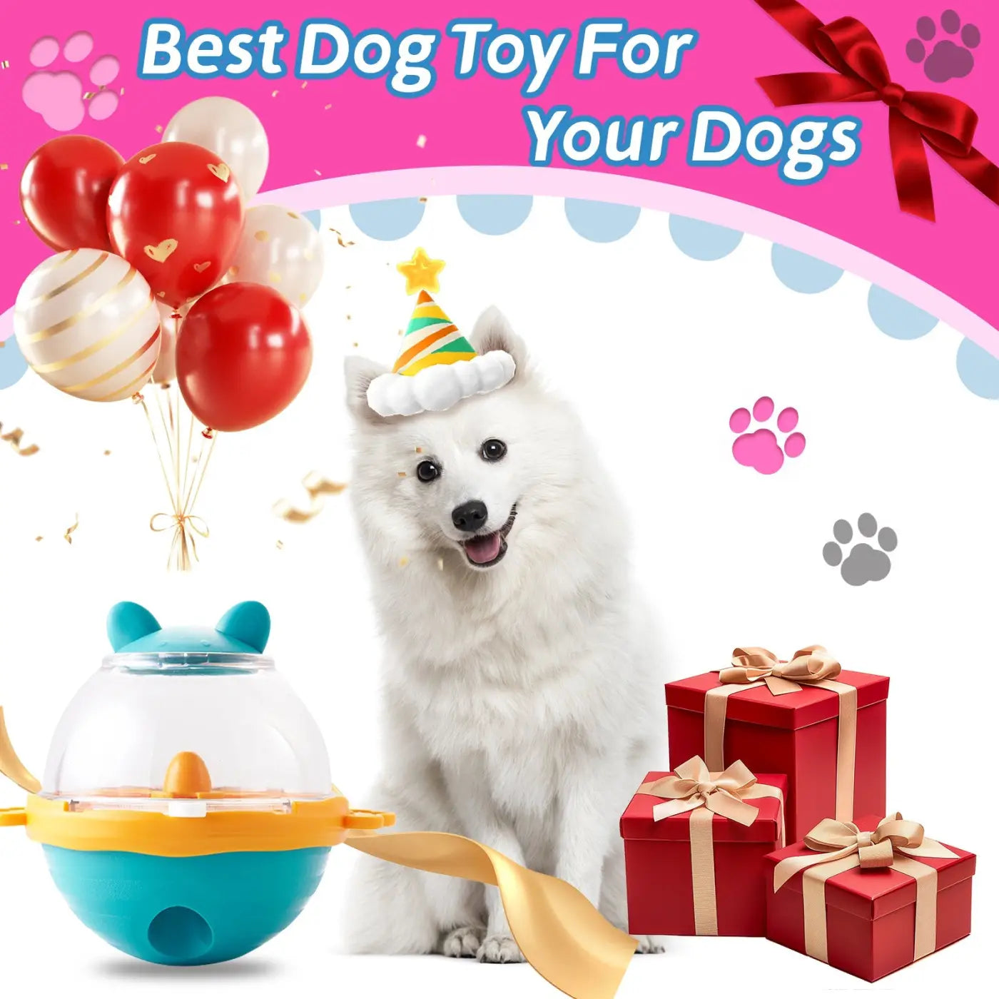 The Ball Depot dog feeding ball: Dog Treat Balls
