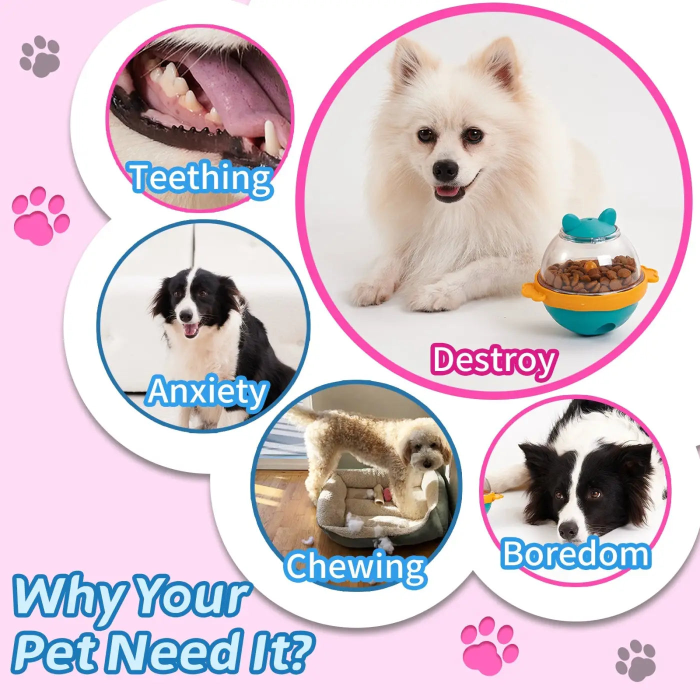 The Ball Depot dog feeding ball: Dog Treat Balls