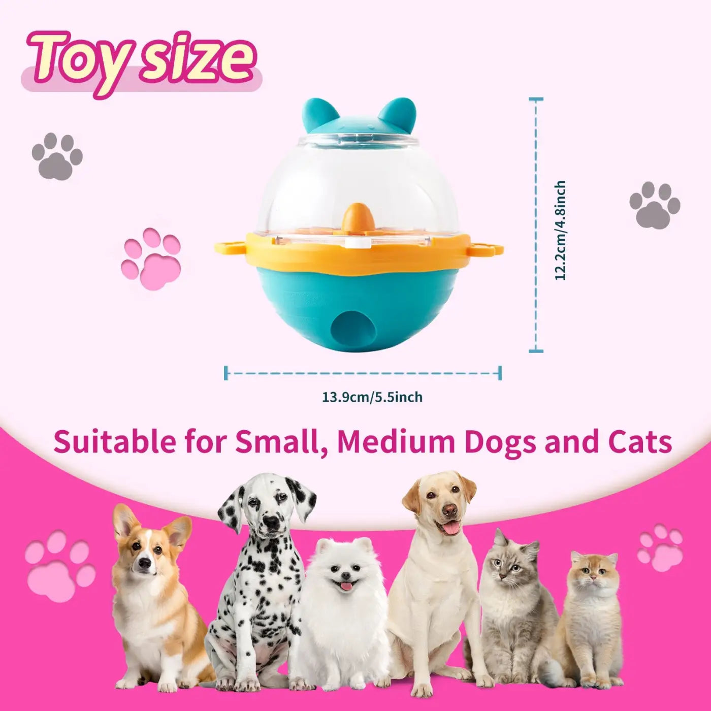 The Ball Depot dog feeding ball: Dog Treat Balls