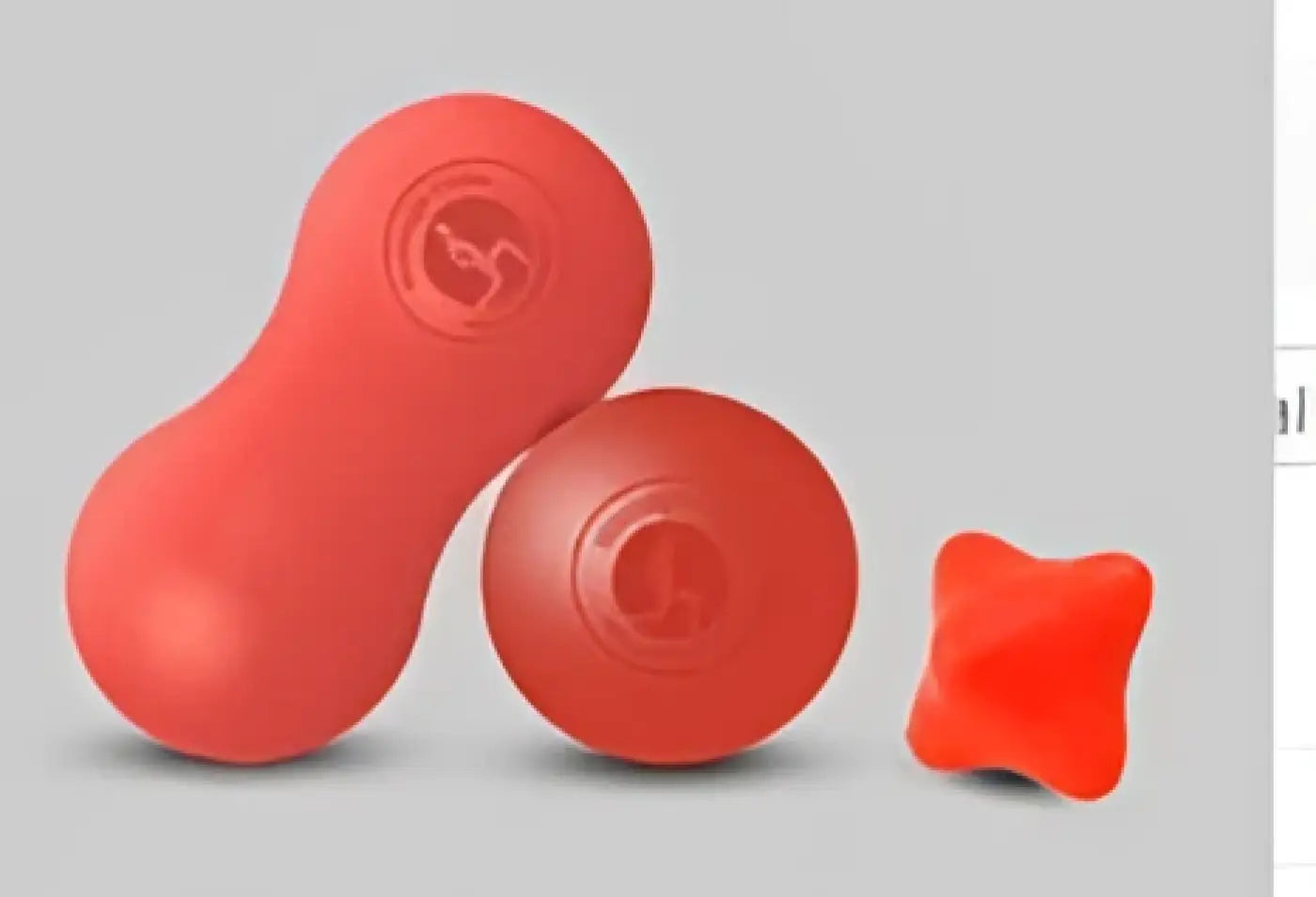 The Ball Depot massage ball: Double Peanut Fascia Massage Ball Set