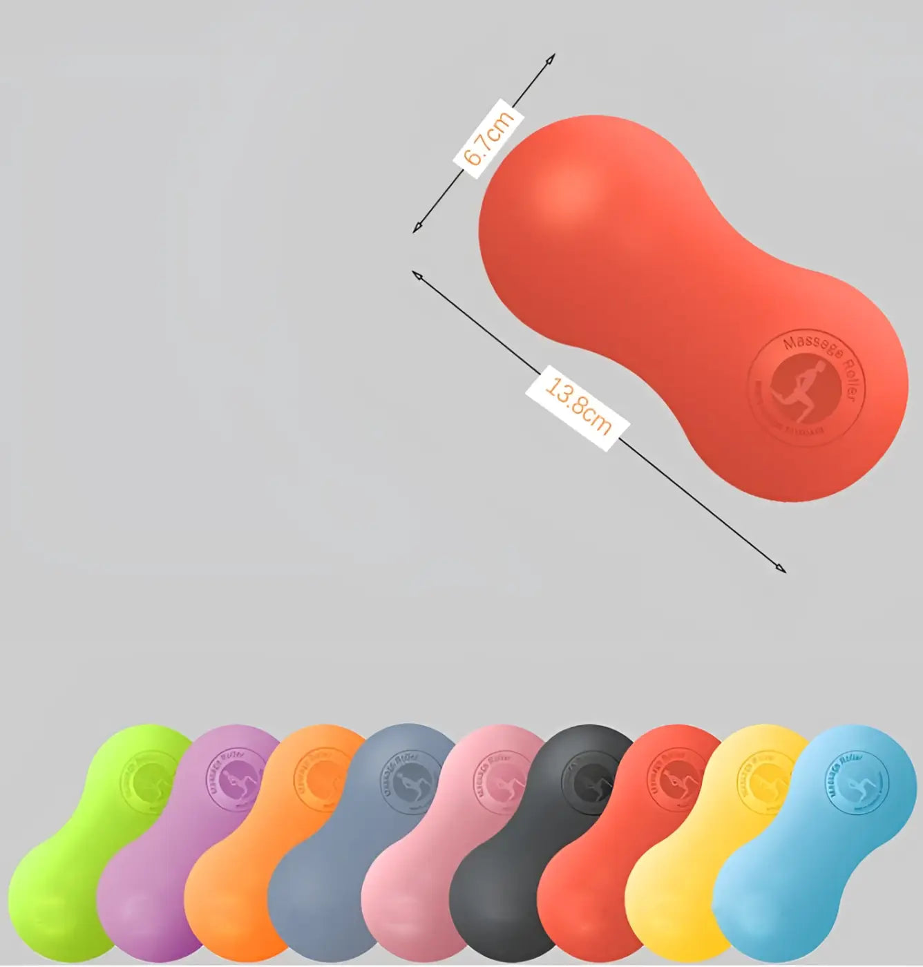 The Ball Depot massage ball: Double Peanut Fascia Massage Ball Set