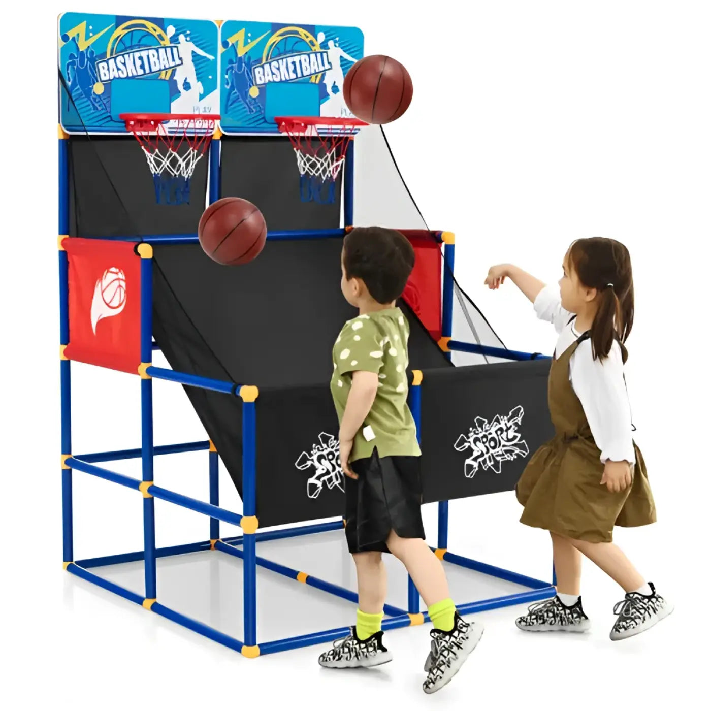 The Ball Depot basketball game set: Dual Shot Kids Basketball Arcade Game