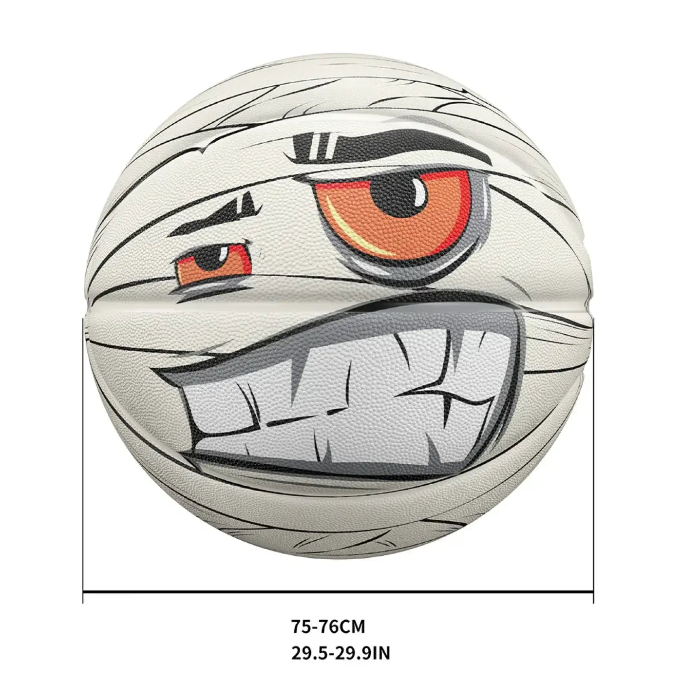 The Ball Depot basketball: Durable Rubber Mummy Basketball