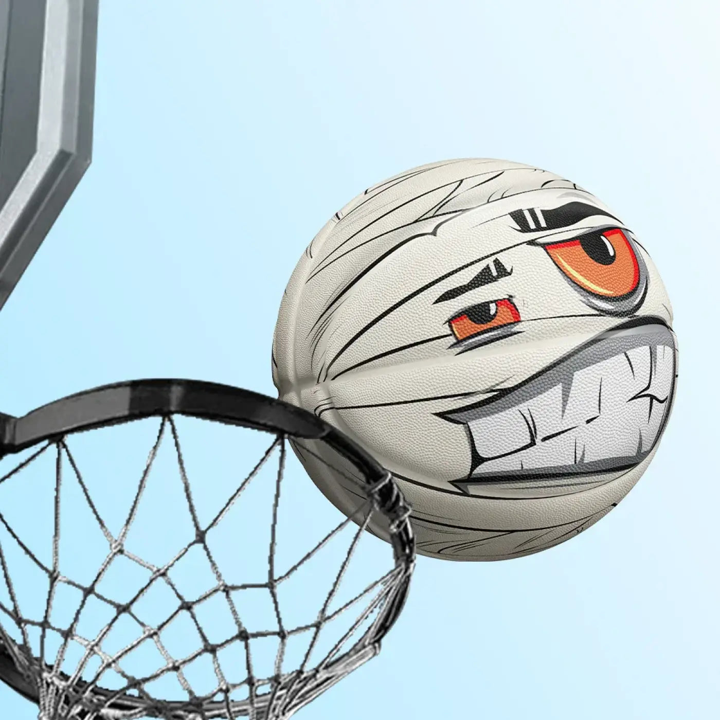 The Ball Depot basketball: Durable Rubber Mummy Basketball