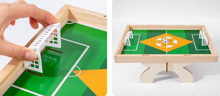 Wooden Tabletop Football Children’s Soccer Game