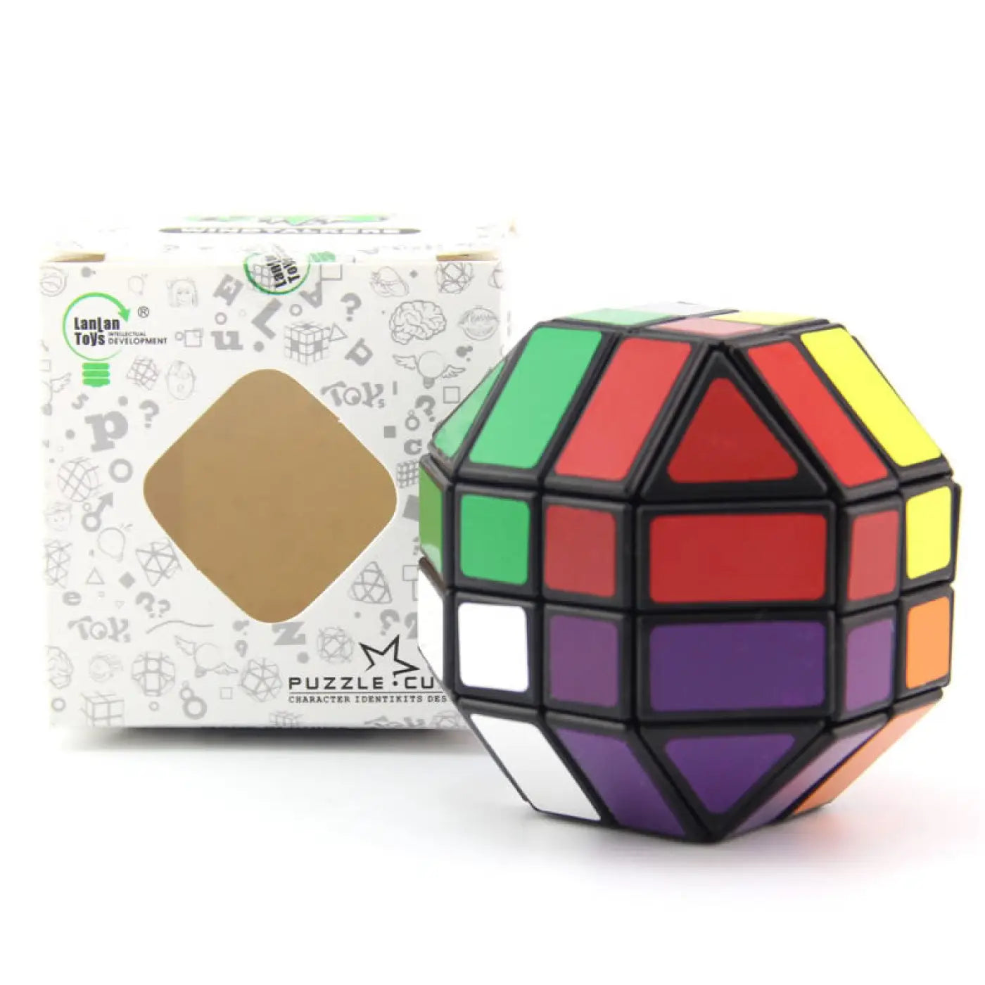 The Ball Depot puzzle ball: Eght Sided Rattan Ball Cube