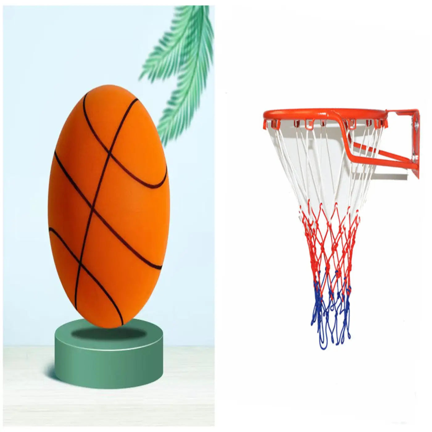 The Ball Depot bouncy ball: Elastic Mute Indoor Training Basketball