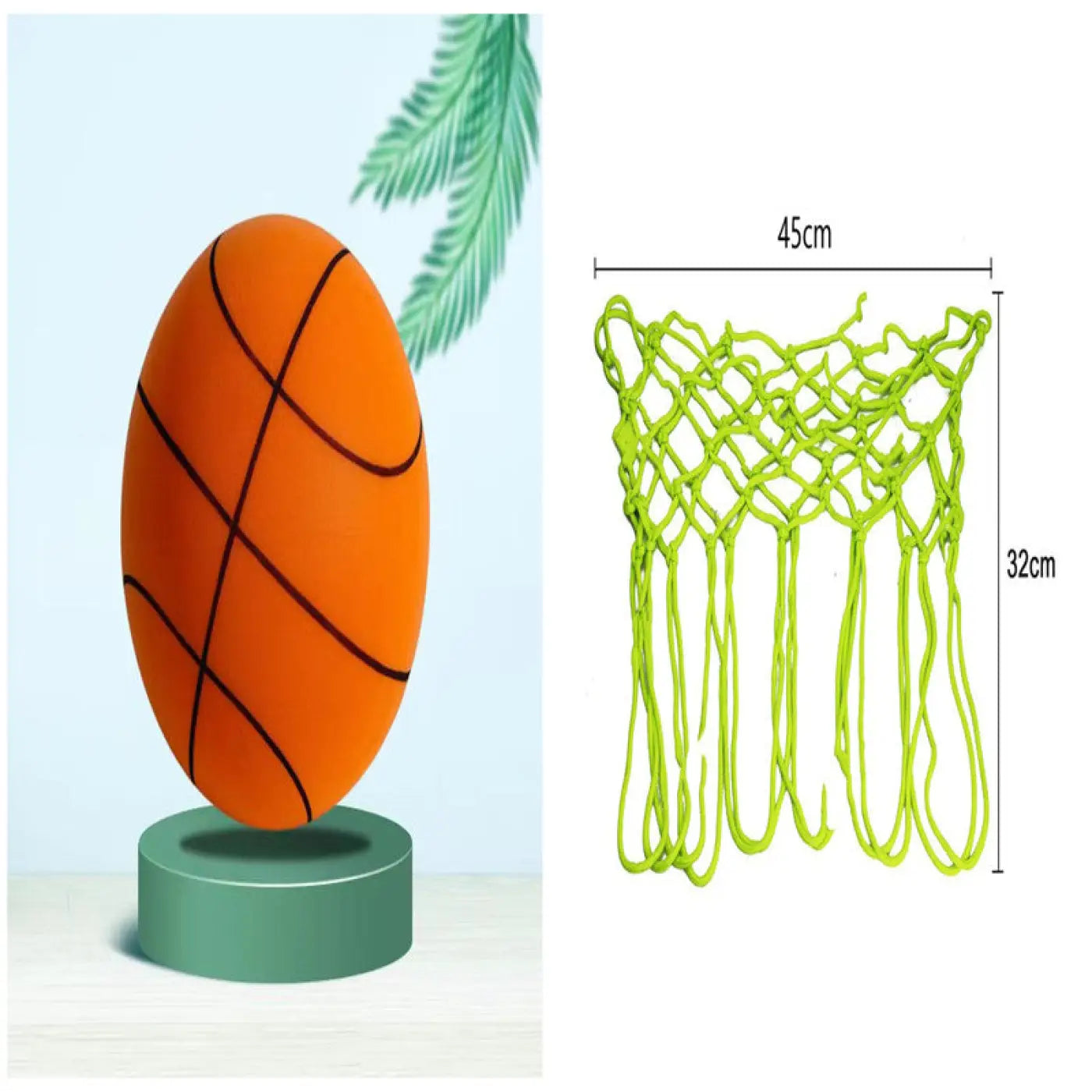 The Ball Depot bouncy ball: Elastic Mute Indoor Training Basketball