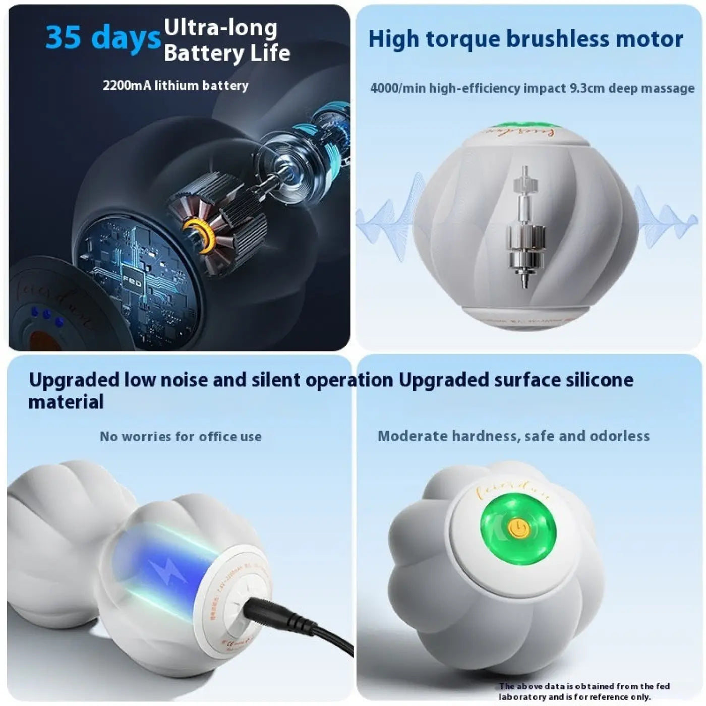 The Ball Depot massage ball: Electric Deep Massage Yoga Ball