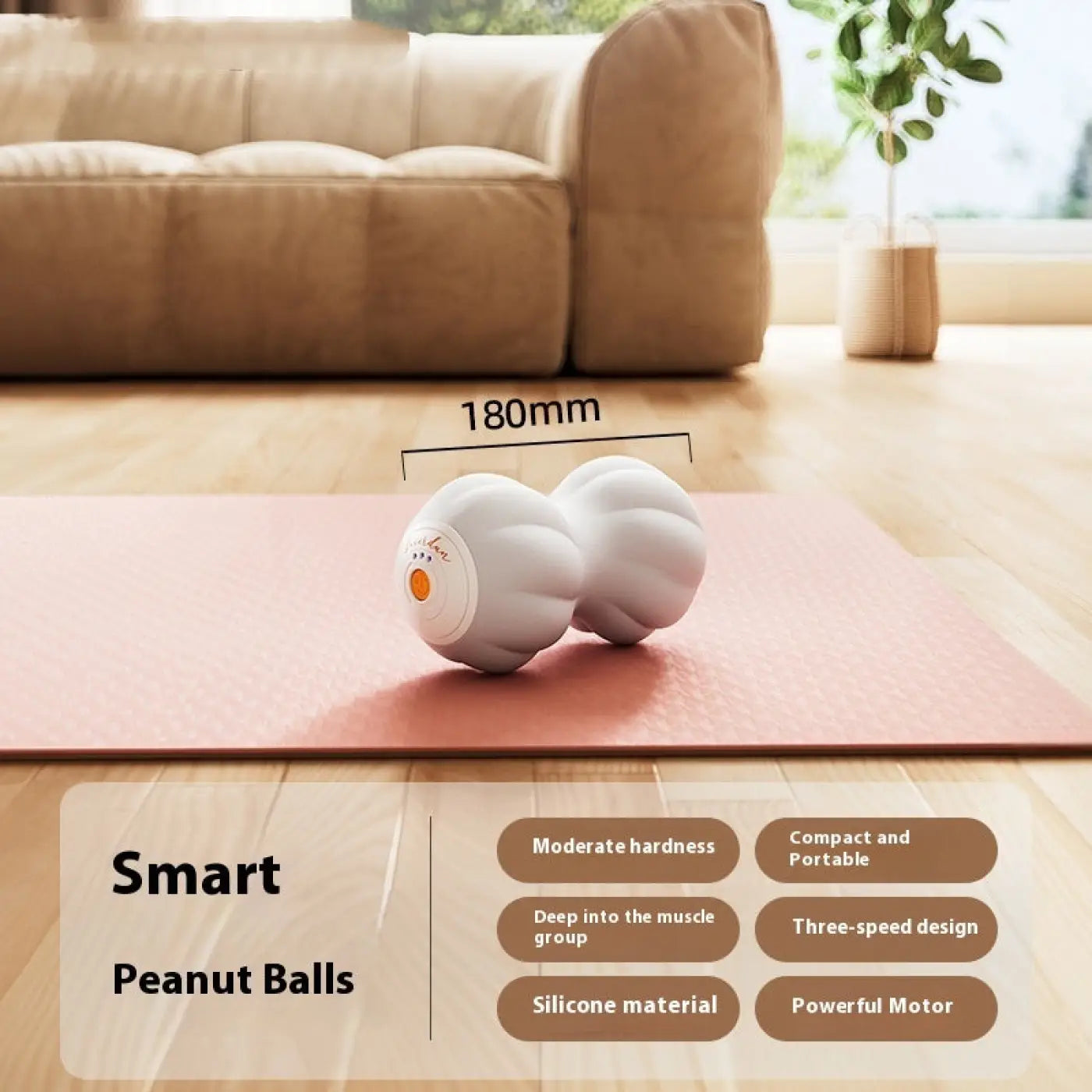 The Ball Depot massage ball: Electric Deep Massage Yoga Ball