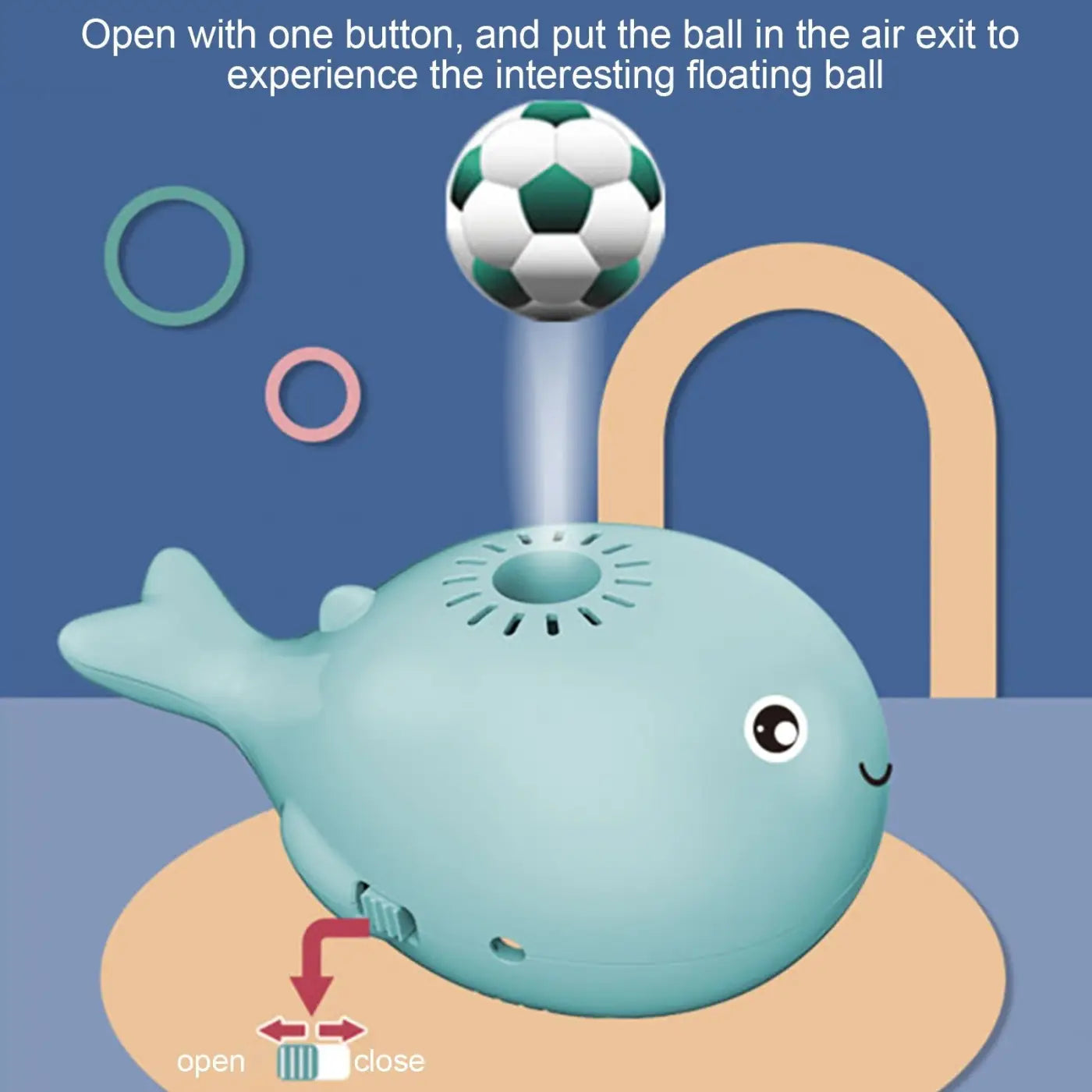 The Ball Depot novelty ball: Electric Fan Floating Ball