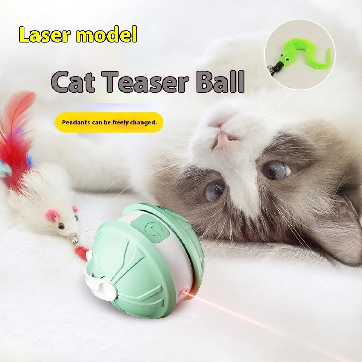 The Ball Depot cat toys: Electric Intelligent Laser Cat Ball