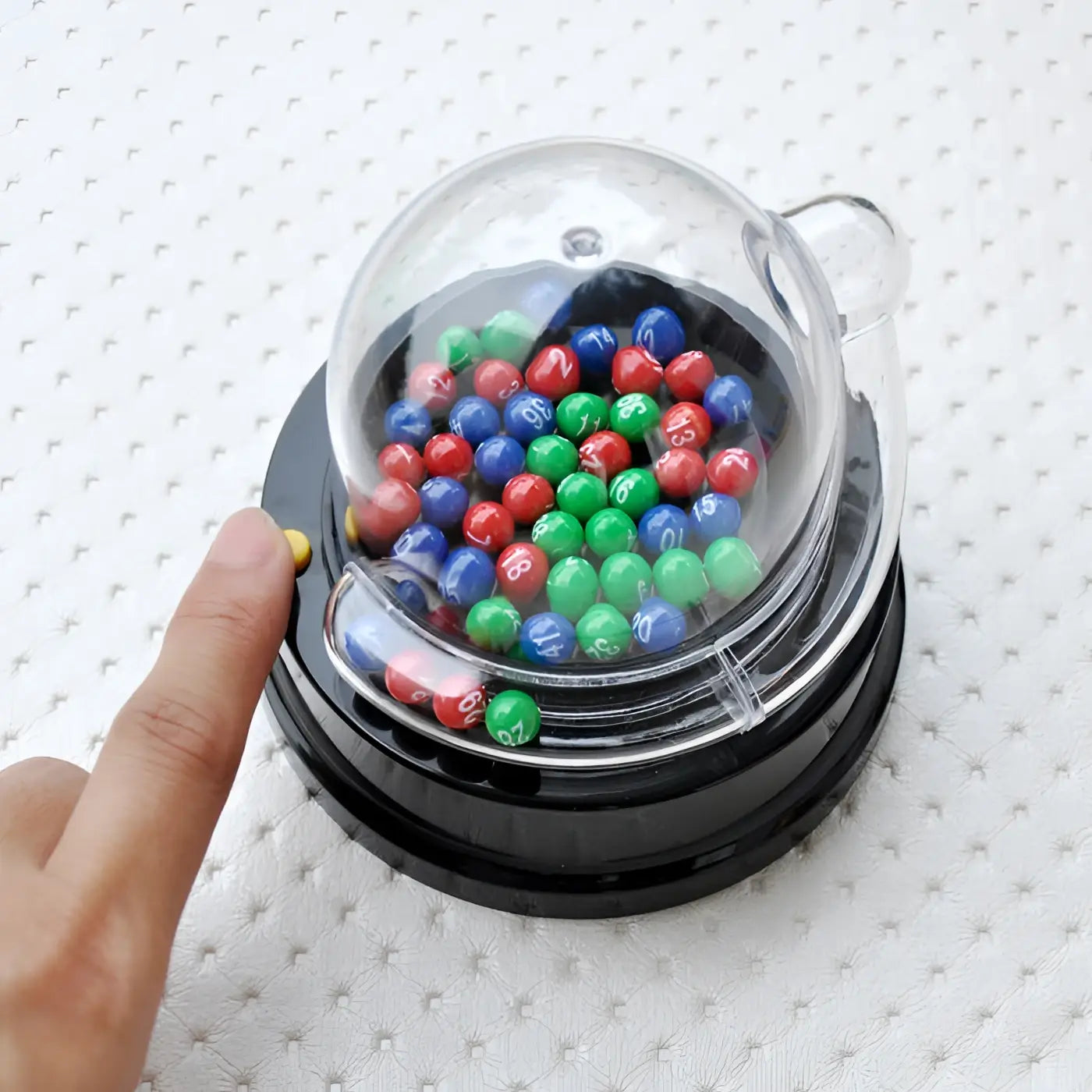 The Ball Depot novelty ball: Electric Lucky Two-color Ball Lottery Machine