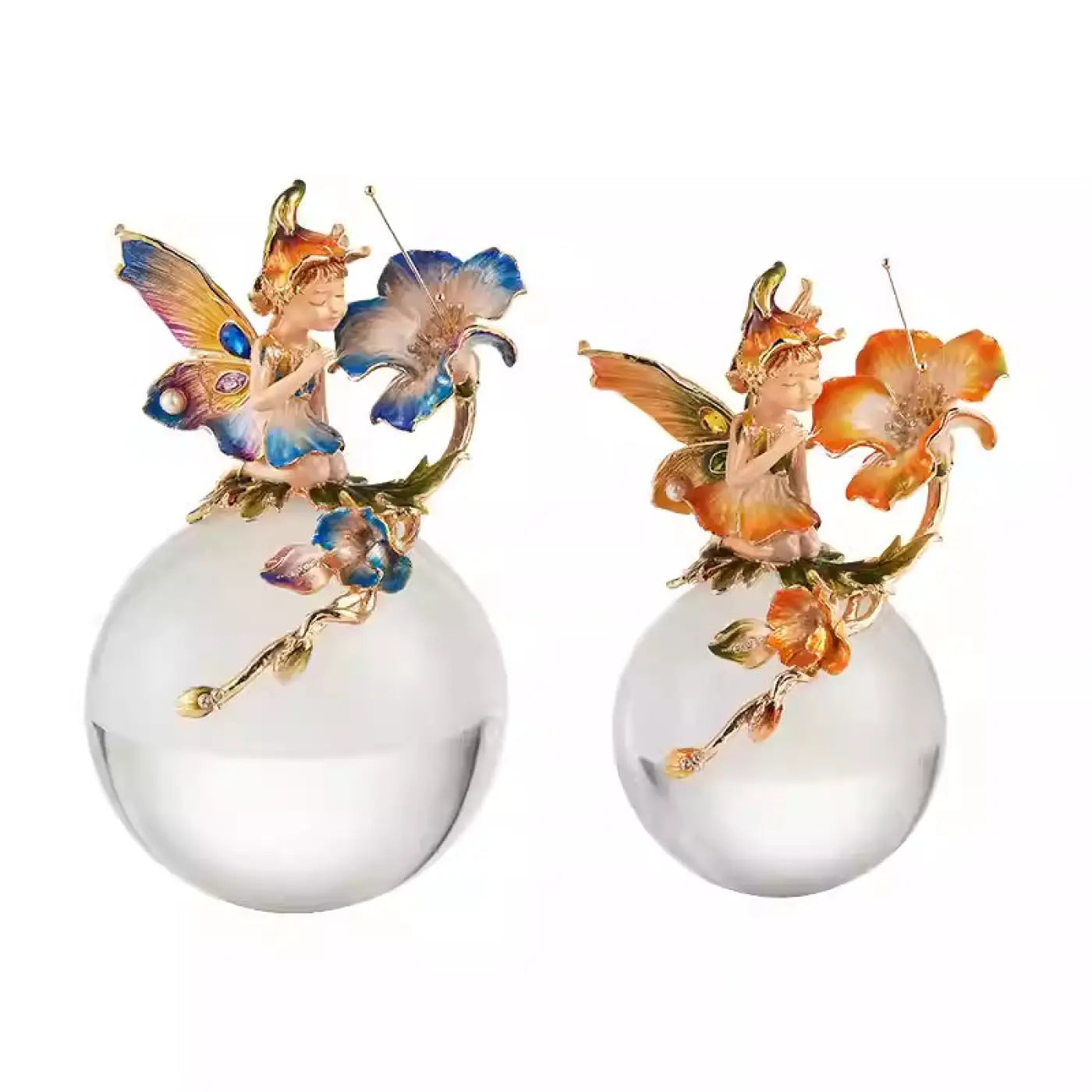 The Ball Depot crystal ball: Elf Crystal Decorative Ball